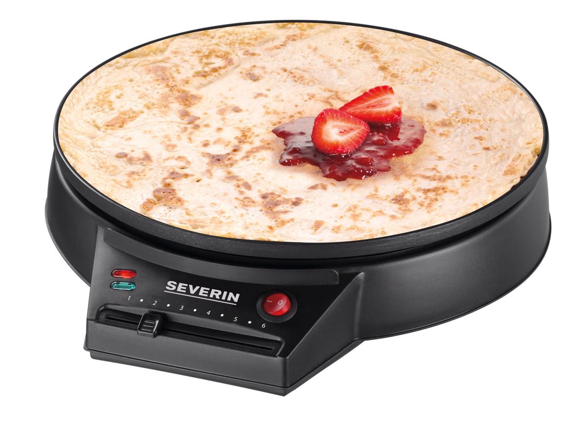 Imagem 0 de Máquina de Crepes Severin CM2198 de 1000 W com Termóstato Variável - Preto