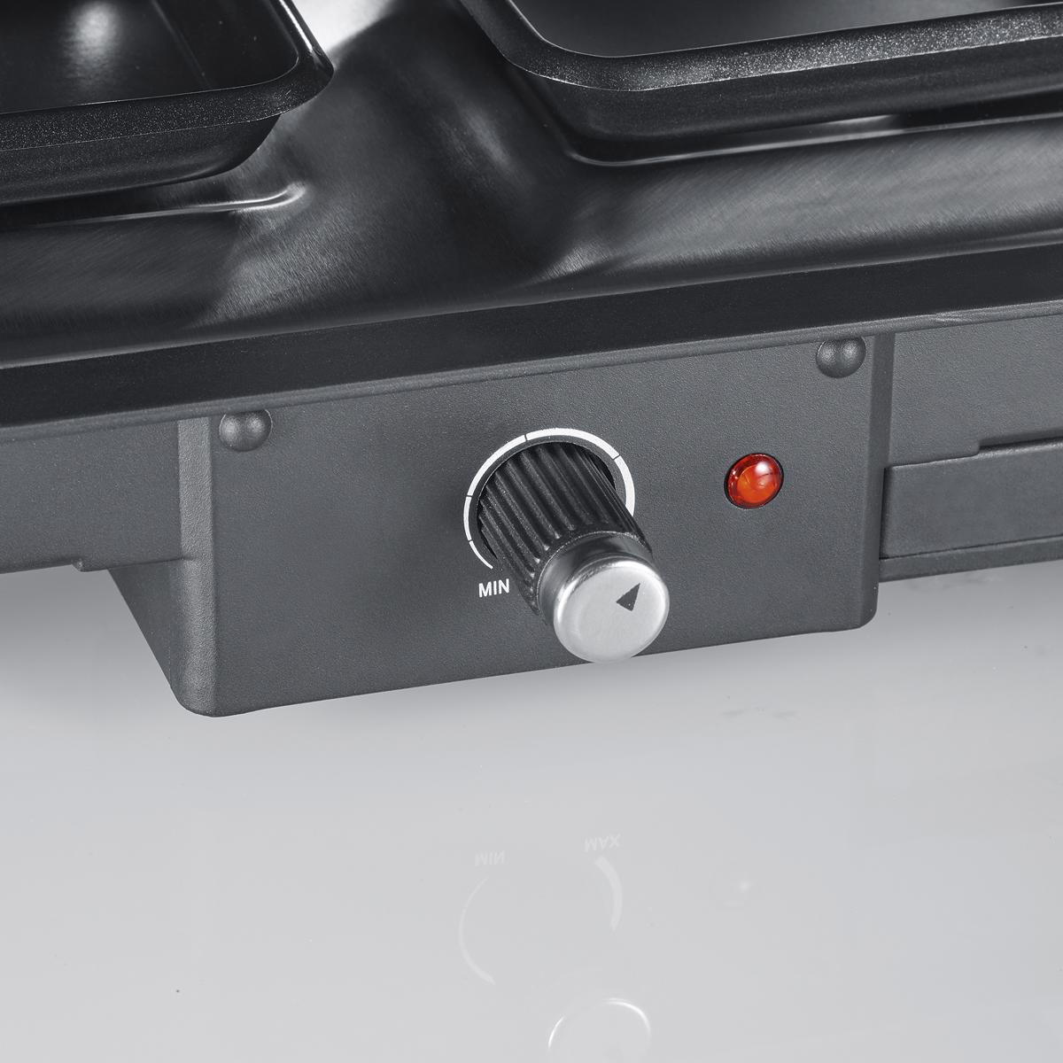 Grelhador Raclette Severin Pedra Natural RG 2374 de 1500 W - Aço Inox Aço inoxidável-6