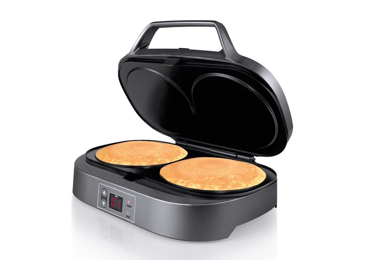 Imagem 0 de Máquina de Panquecas Flama 4902FL de 1300 W e 2 Cavidades - Preto