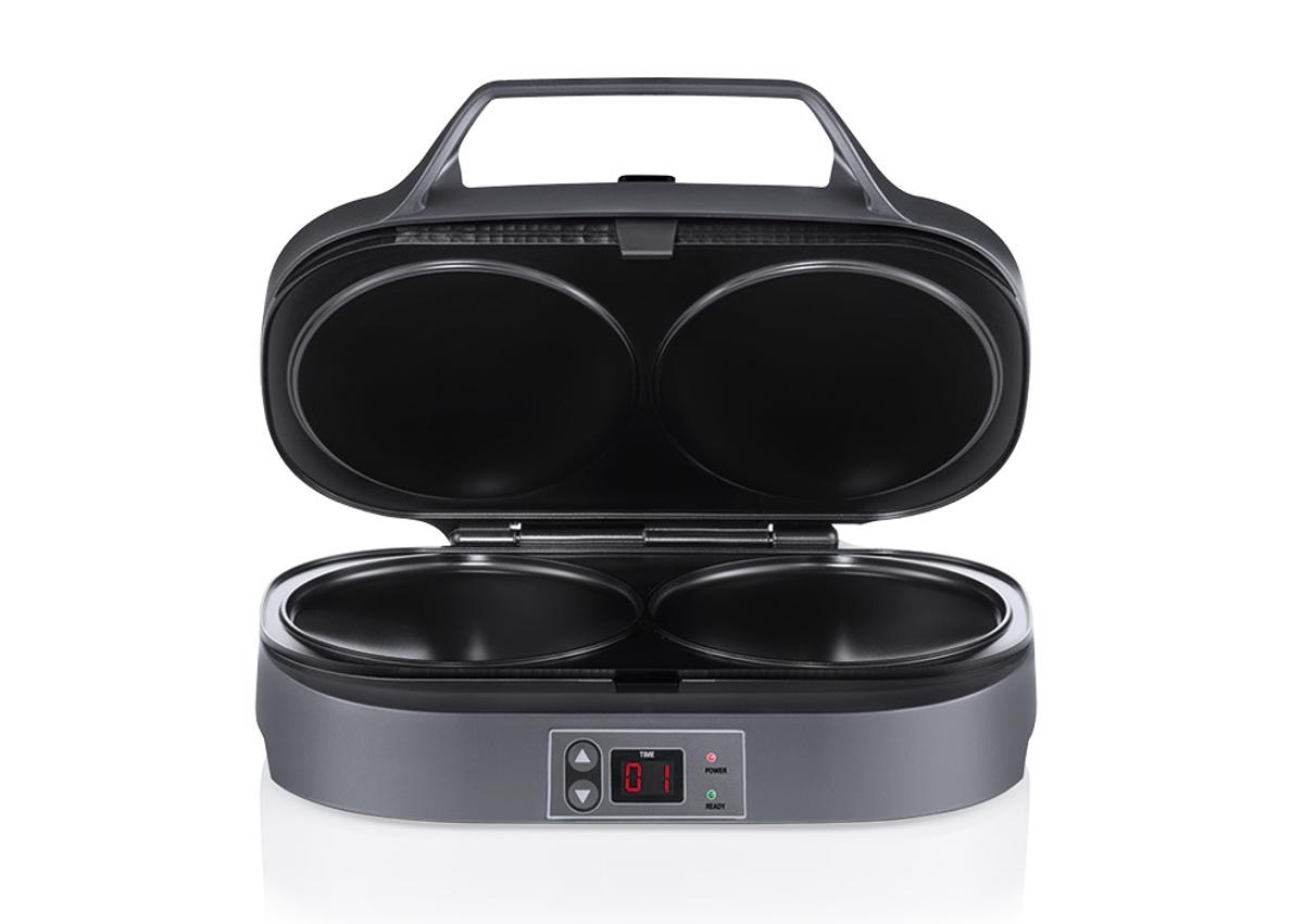 Máquina de Panquecas Flama 4902FL de 1300 W e 2 Cavidades - Preto Preto-2
