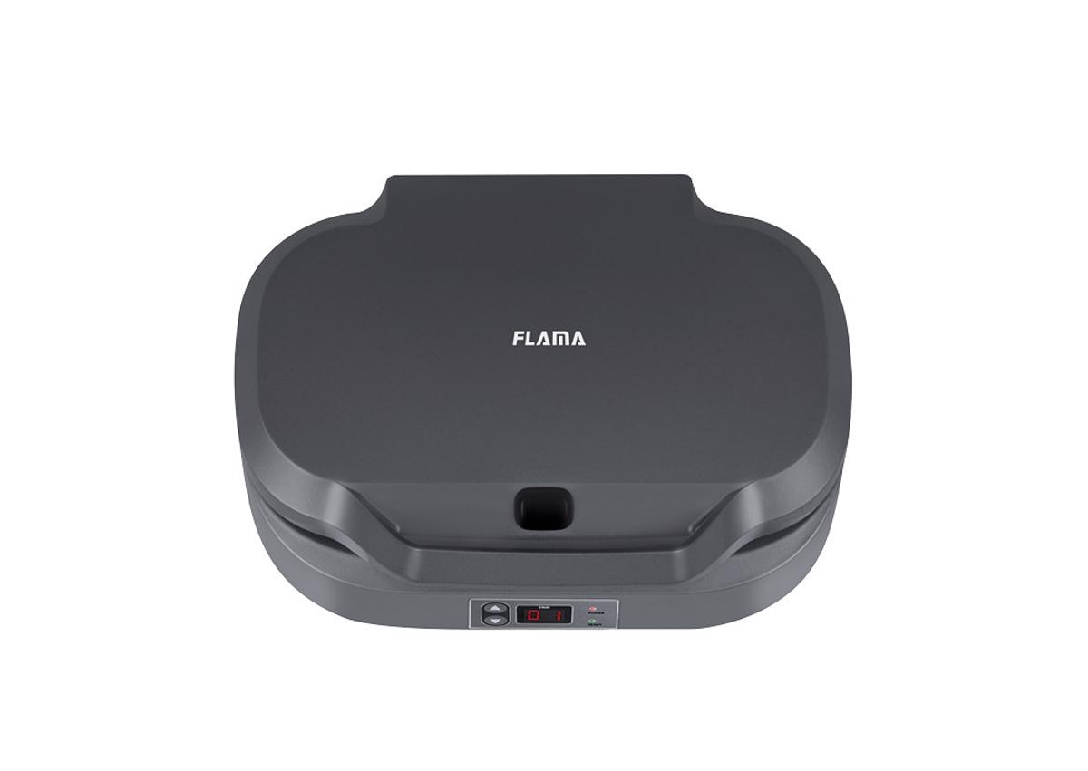 Máquina de Panquecas Flama 4902FL de 1300 W e 2 Cavidades - Preto Preto-5
