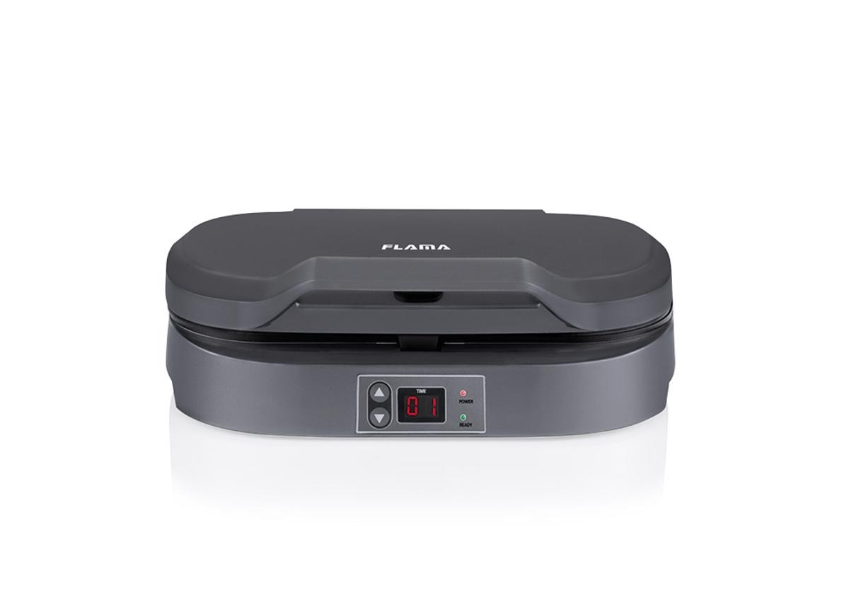 Máquina de Panquecas Flama 4902FL de 1300 W e 2 Cavidades - Preto Preto-10