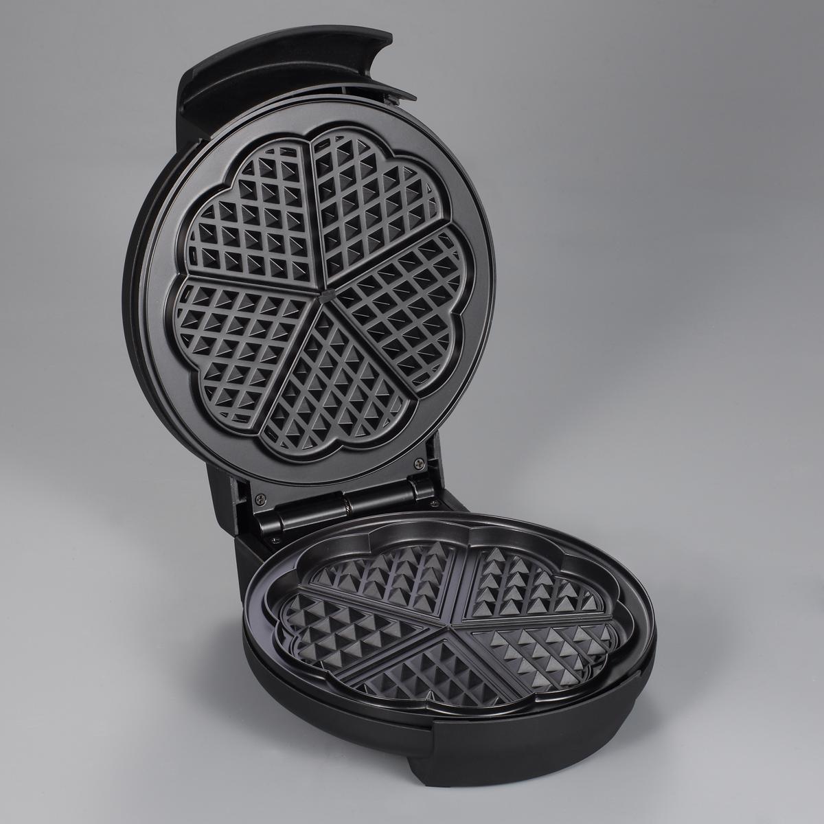 Máquina de Waffles Severin WA 2103 de 1300 W - Aço Inoxidável Escovado Preto Inox/Preto-2