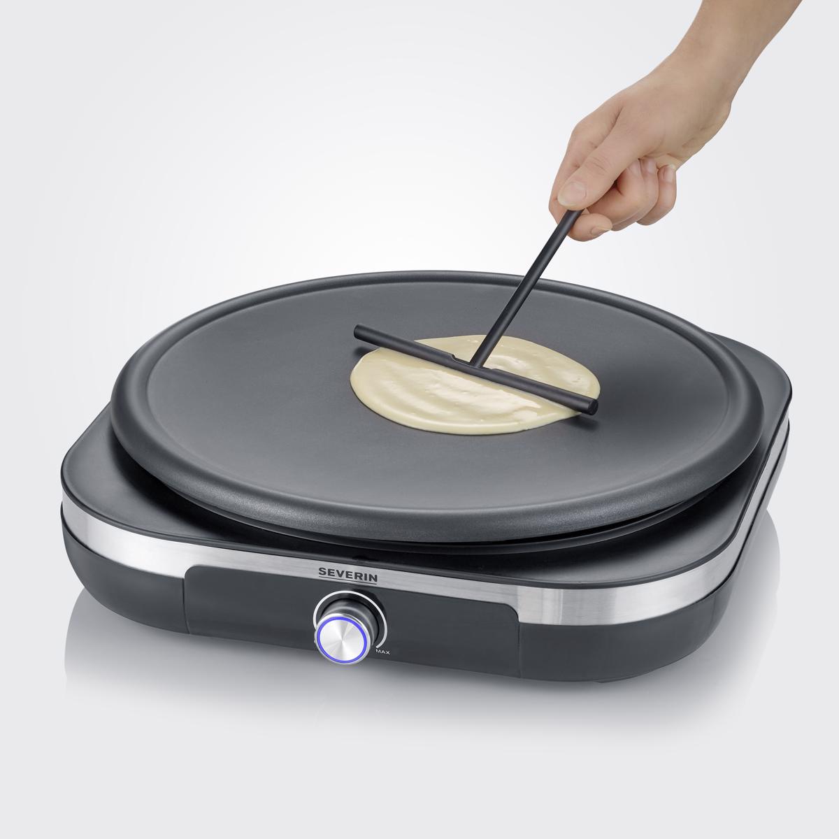 Máquina de Crepes Severin CM2199 de 1500 W - Preto 4