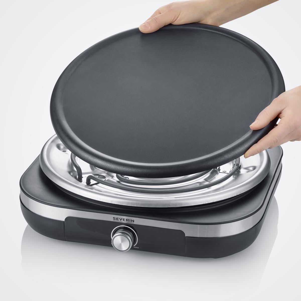 Máquina de Crepes Severin CM2199 de 1500 W - Preto 7