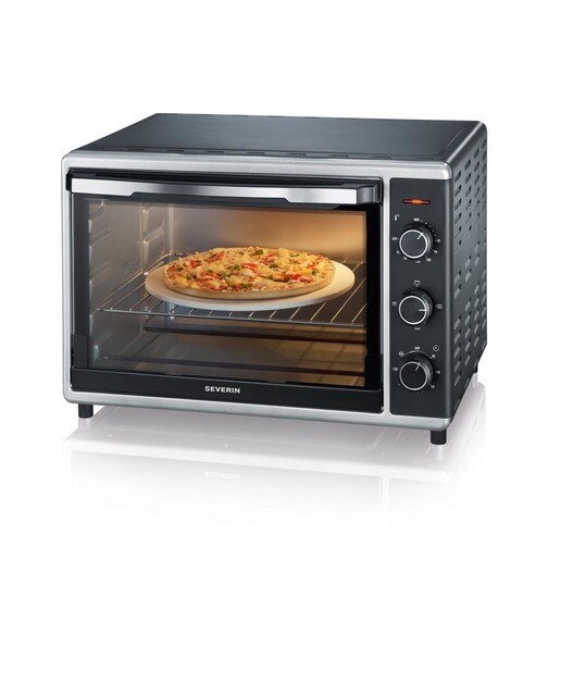 Forno Mini Elétrico Severin TO2058 de 1800 W com Capacidade de 42 Litros - Preto 1