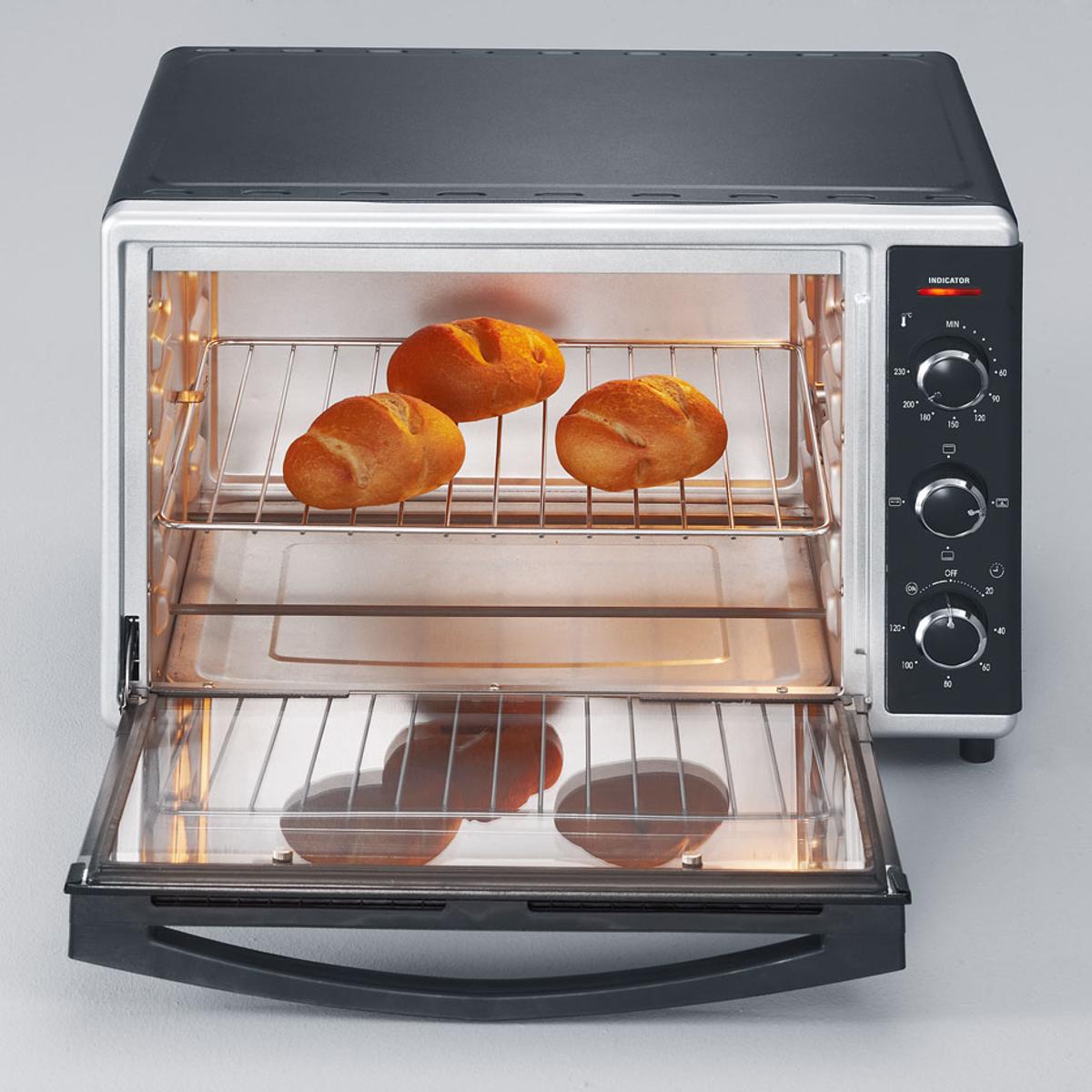 Forno Mini Elétrico Severin TO2058 de 1800 W com Capacidade de 42 Litros - Preto 2