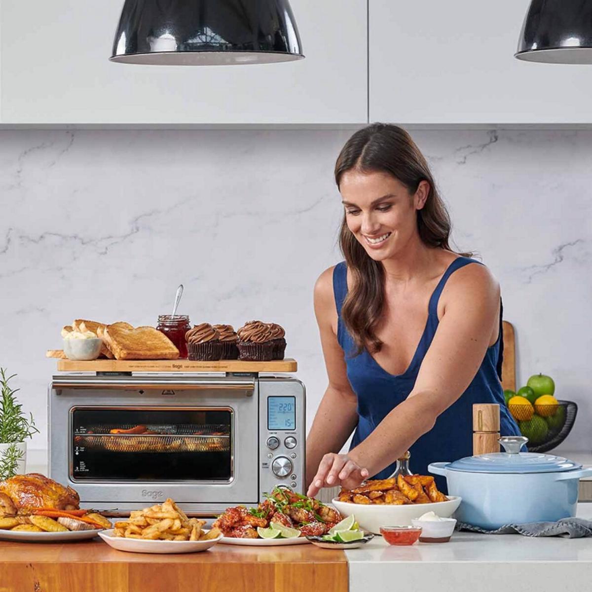 Forno Mini Elétrico Sage SOV860BSS4EEU1 The Smart Oven™ Air Fryer e de 22 Litros - Aço Inox Escovado Aço inoxidável-3