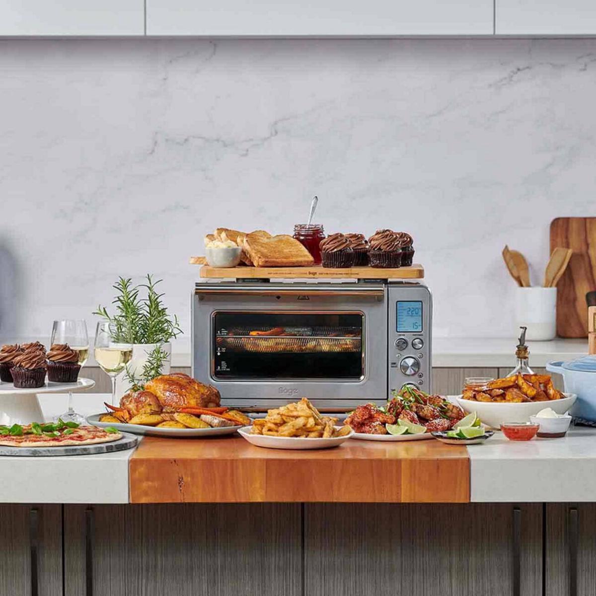 Forno Mini Elétrico Sage SOV860BSS4EEU1 The Smart Oven™ Air Fryer e de 22 Litros - Aço Inox Escovado Aço inoxidável-4