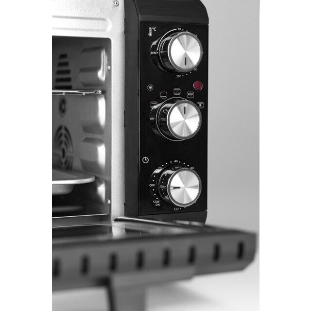 Forno Mini Elétrico Caso TO 20 Design 5CASOD2970 de 1500 W e Capacidade de 20 Litros - Preto Preto-3