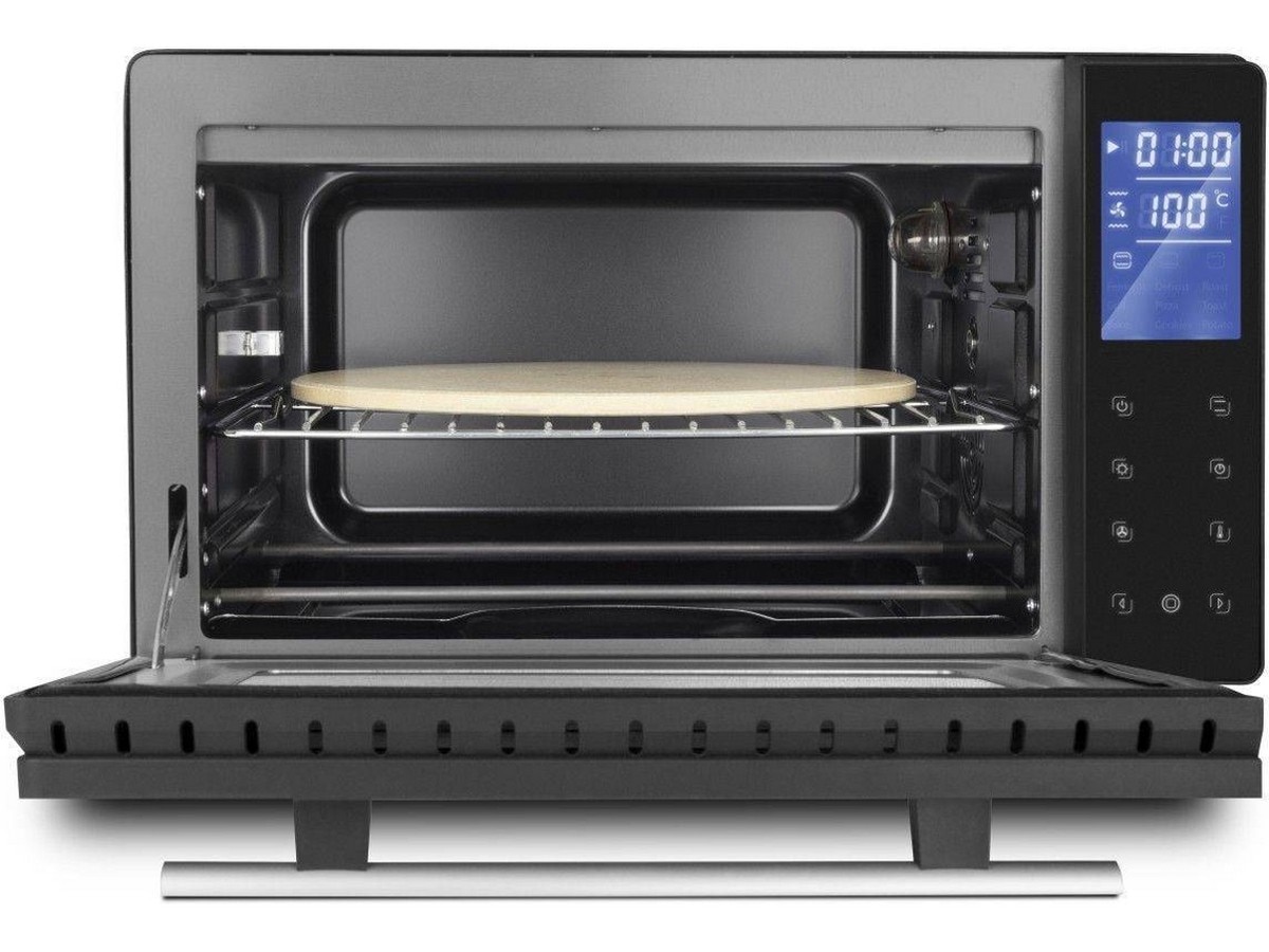 Forno Mini Elétrico Caso TO 26 Electronic 5CASOD2972 de 1500 W e Capacidade de 26 Litros - Preto Preto-2