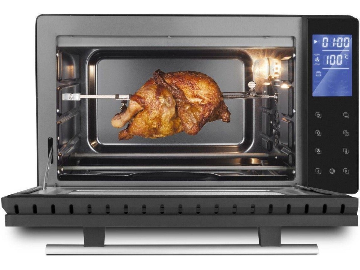 Forno Mini Elétrico Caso TO 26 Electronic 5CASOD2972 de 1500 W e Capacidade de 26 Litros - Preto Preto-3