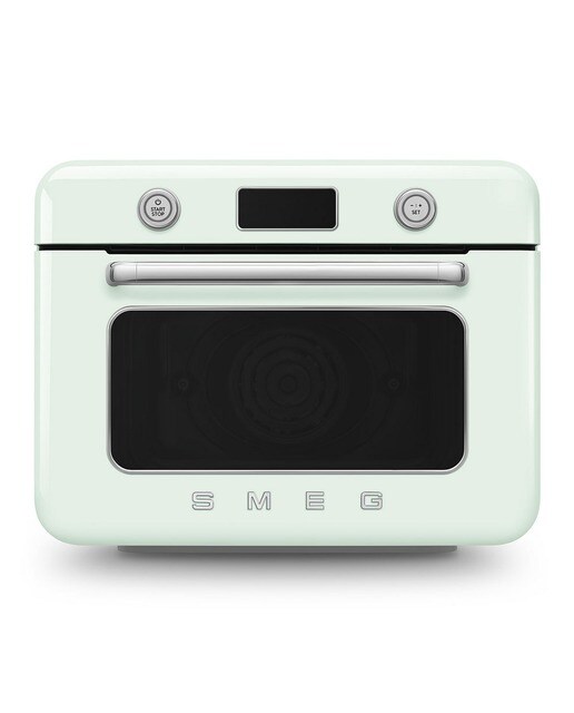 Forno de Bancada com Vaporeira Smeg Anni 50 COF01PGEU de 30 Litros - Verde Água Polido Verde Água-1