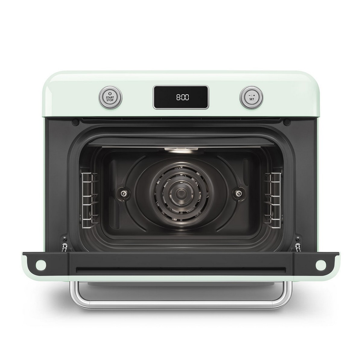 Forno de Bancada com Vaporeira Smeg Anni 50 COF01PGEU de 30 Litros - Verde Água Polido Verde Água-2