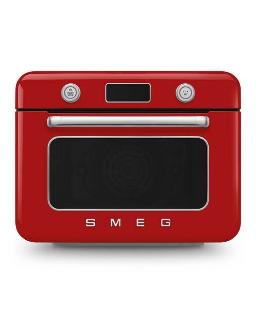 Forno de Bancada com Vaporeira Smeg Anni 50 COF01RDEU de 30 Litros - Vermelho Polido Vermelho-1