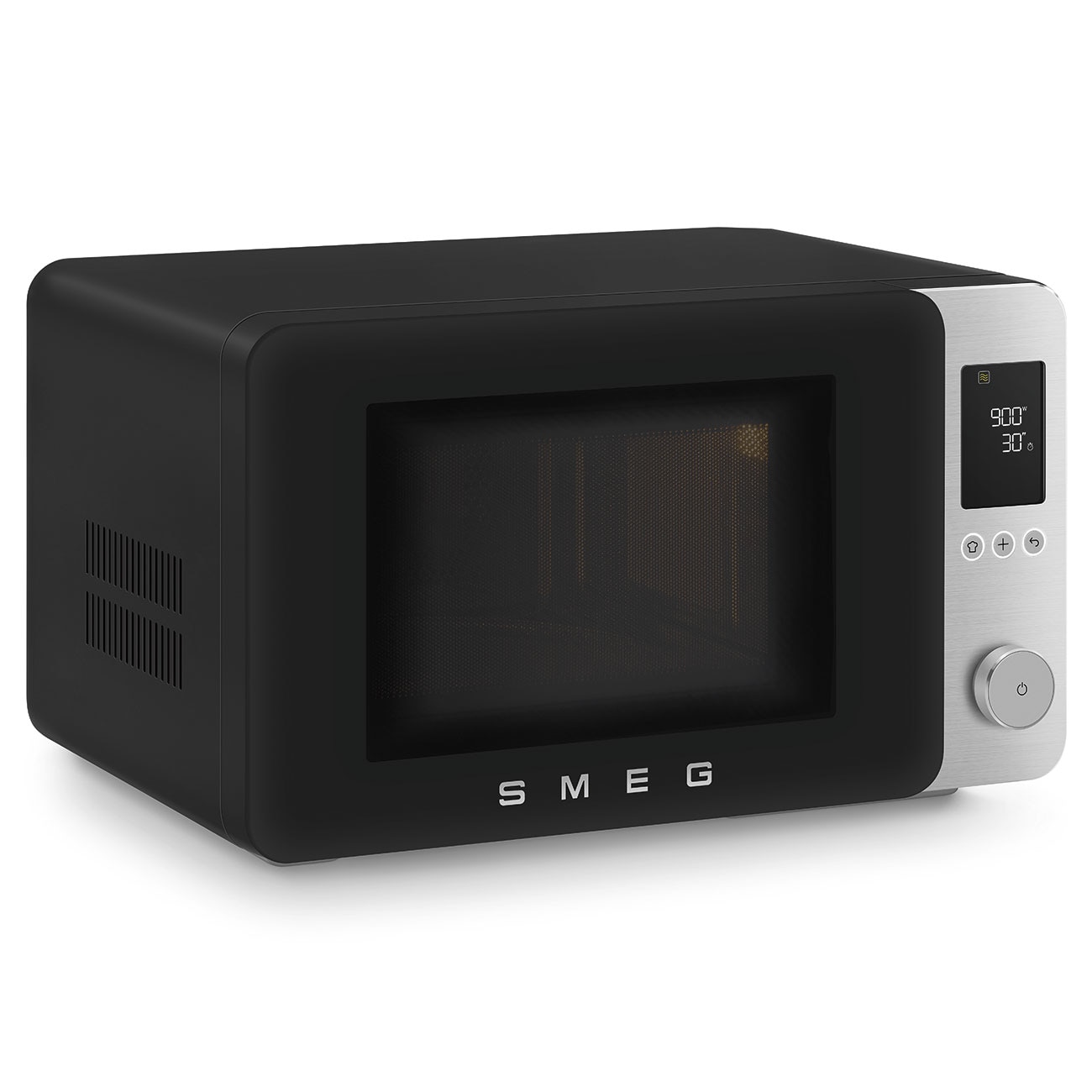 Forno com Micro-ondas Smeg de 2100 W e 27 Litros Preto mate-3