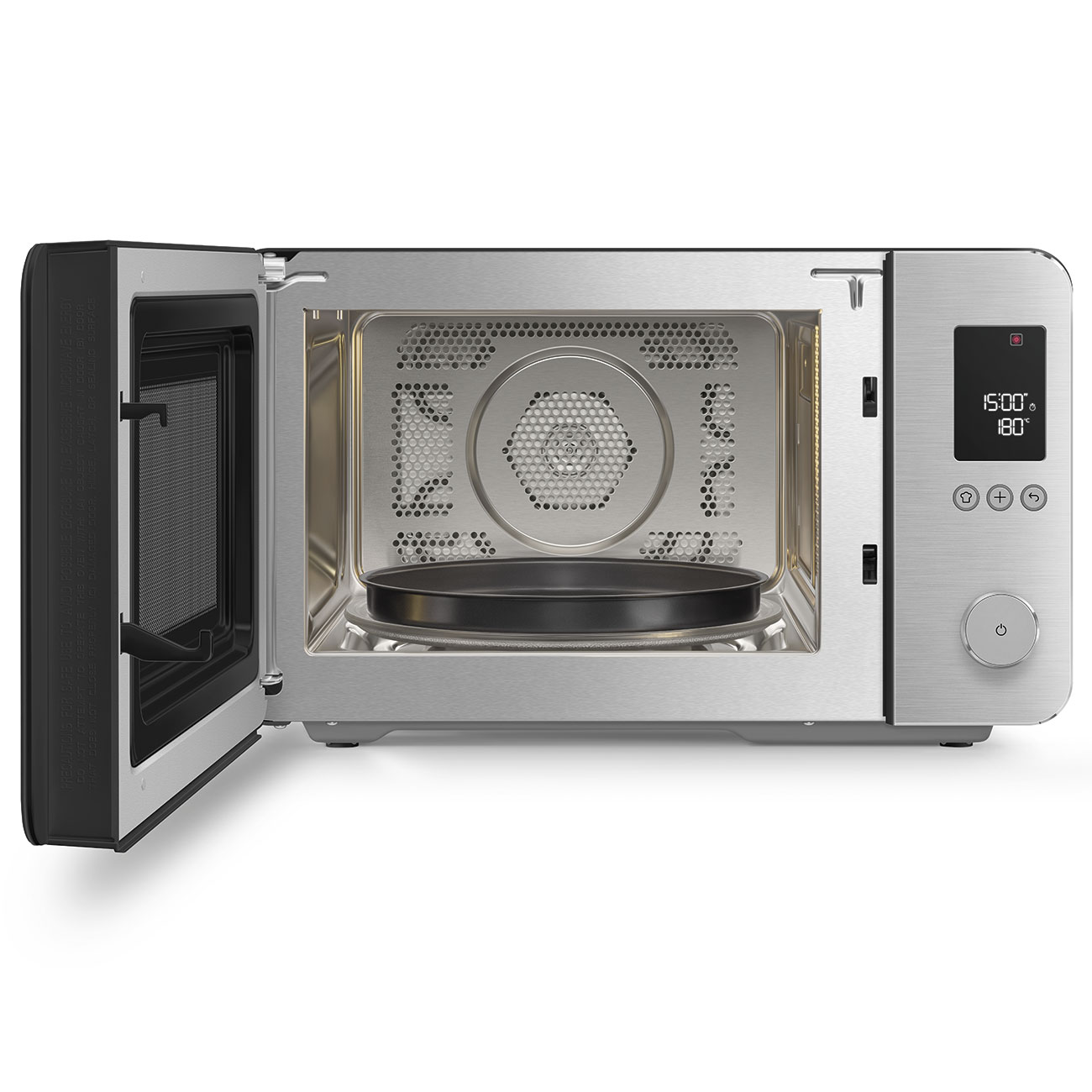 Forno com Micro-ondas Smeg de 2100 W e 27 Litros Preto mate-6