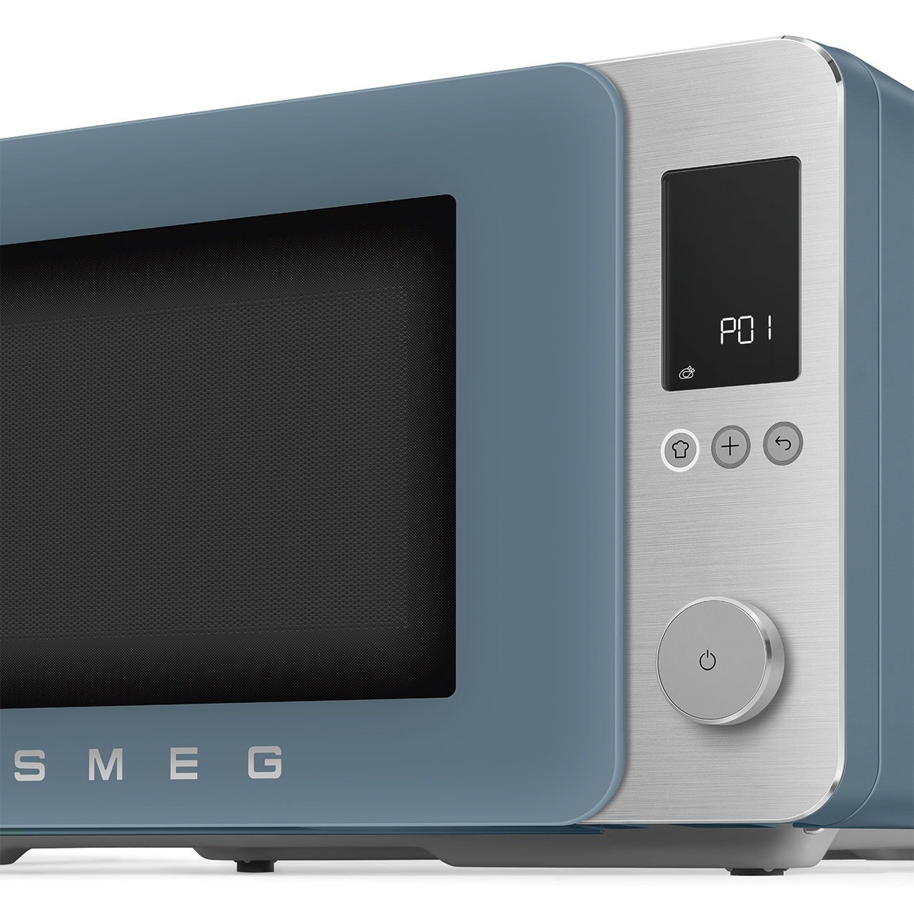 Forno com Micro-ondas Smeg de 2100 W e 27 Litros Storm Blue-5