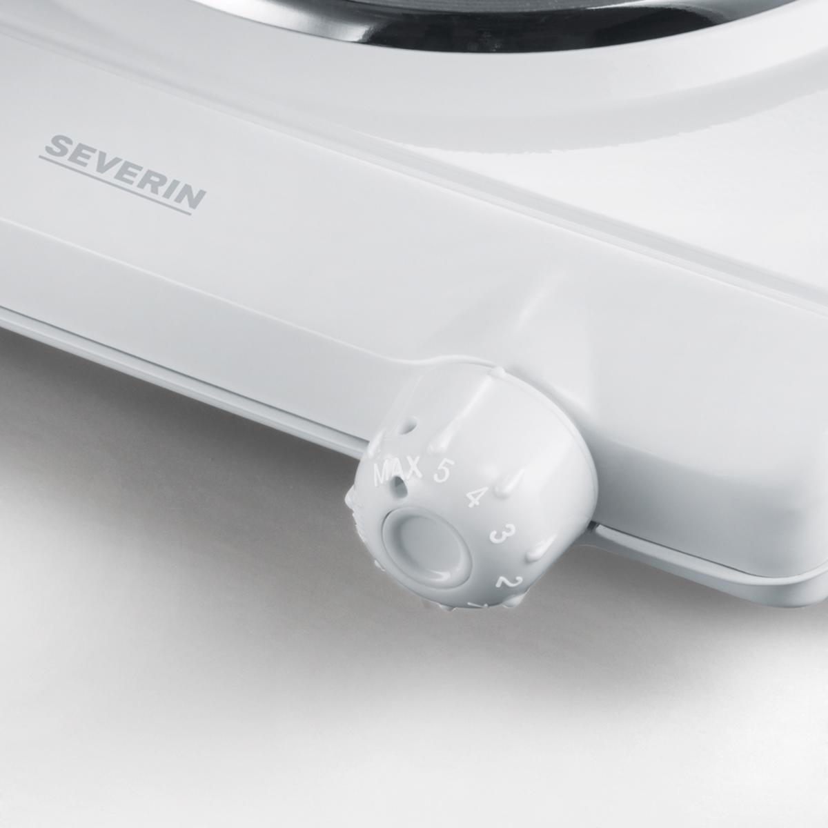 Placa Elétrica Severini KP 1091 de 1 Zona, de 1500 W e Temperatura Variável - Branco Branco-2