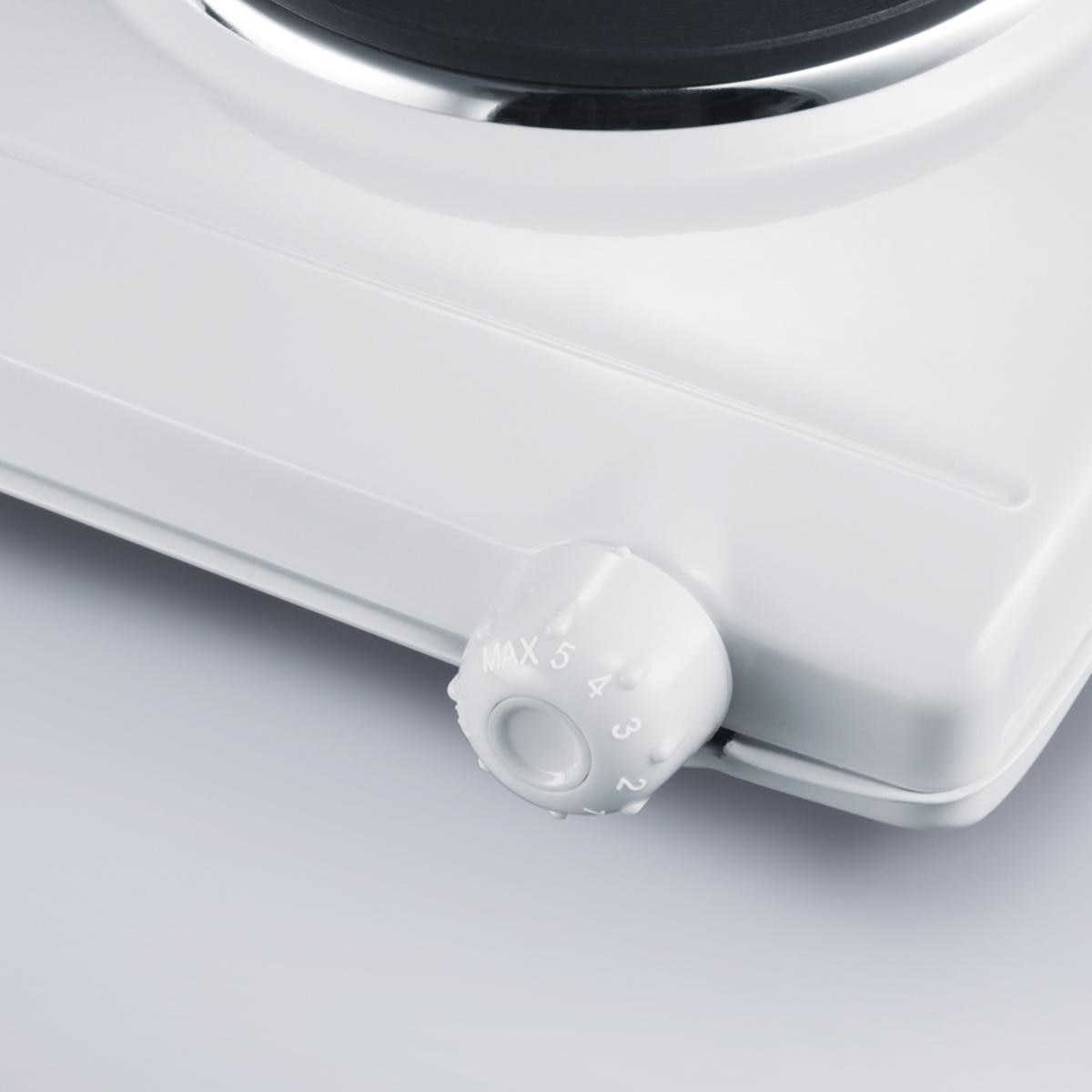 Placa Elétrica Severin DK 1042 de 2 Zonas e de 2500 W - Branco Branco-2
