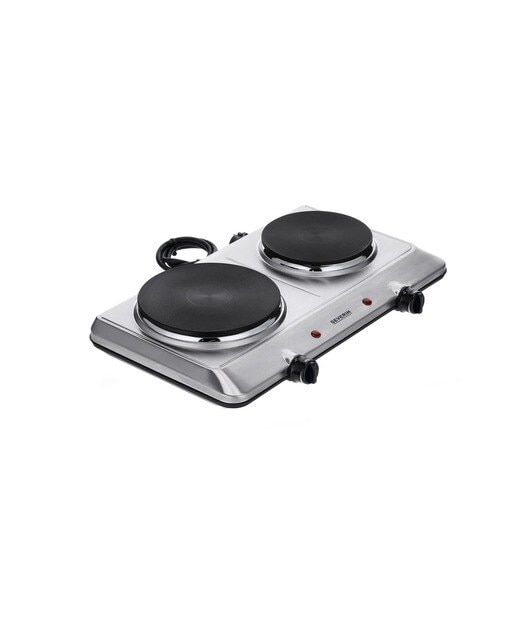 Placa Elétrica de Mesa Severin DK 1014 Duplo de 2500 W - Inox Inox-1