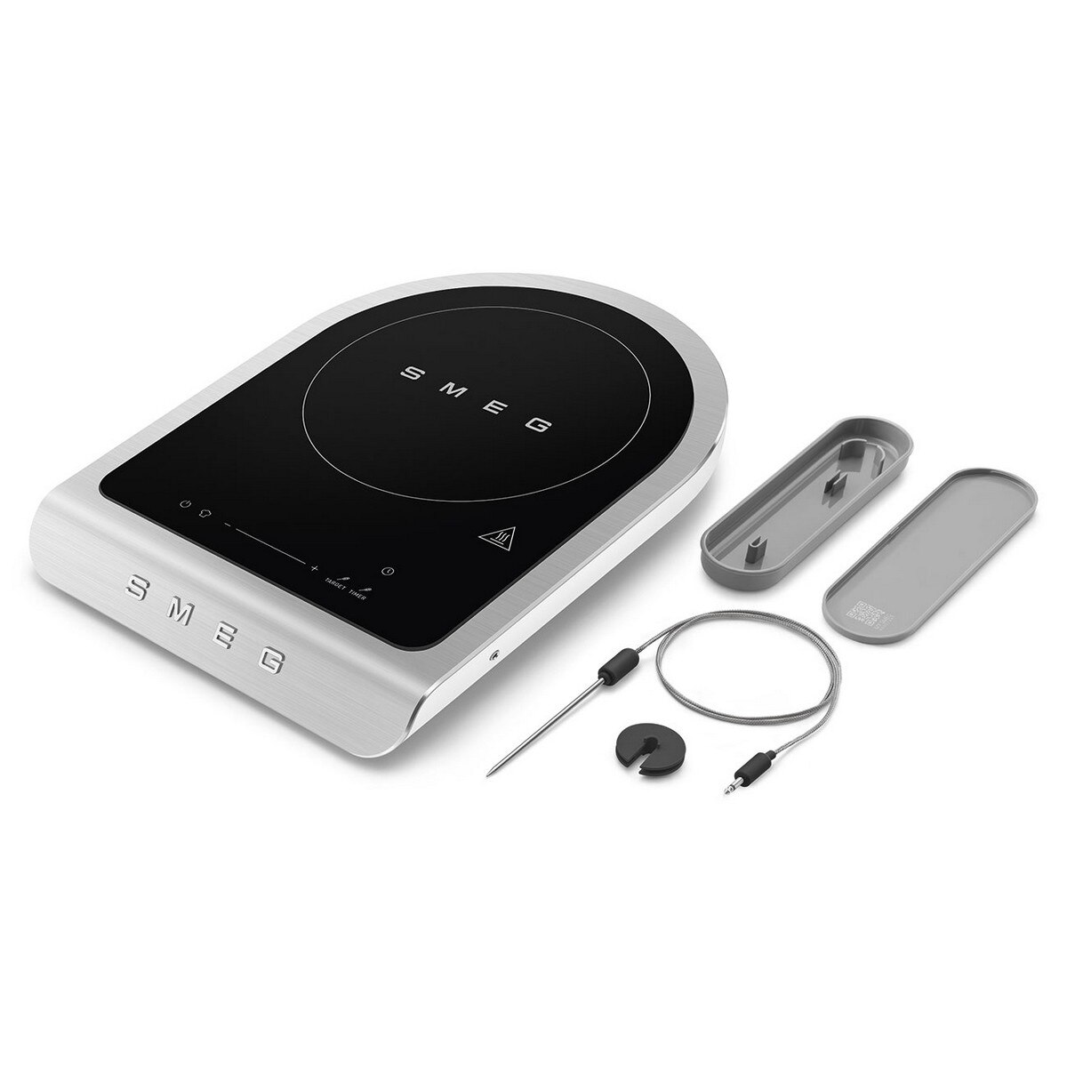 Placa de Indução Portátil Smeg Collezione Branco mate-4