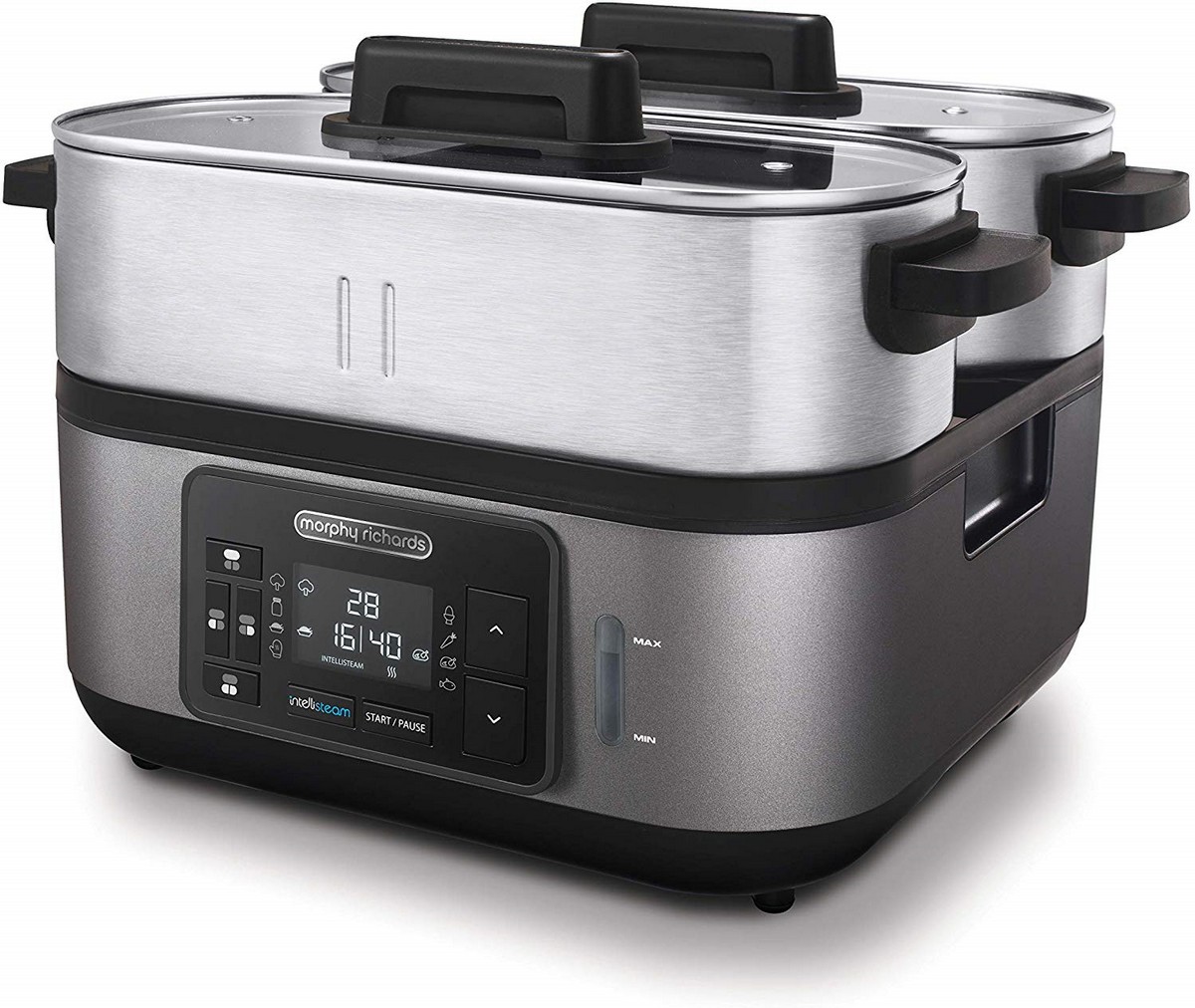 Imagem 0 de Robot de Cozinha a Vapor Morphy Richards Inteligente 470006 - Aço Inoxidável e Preto