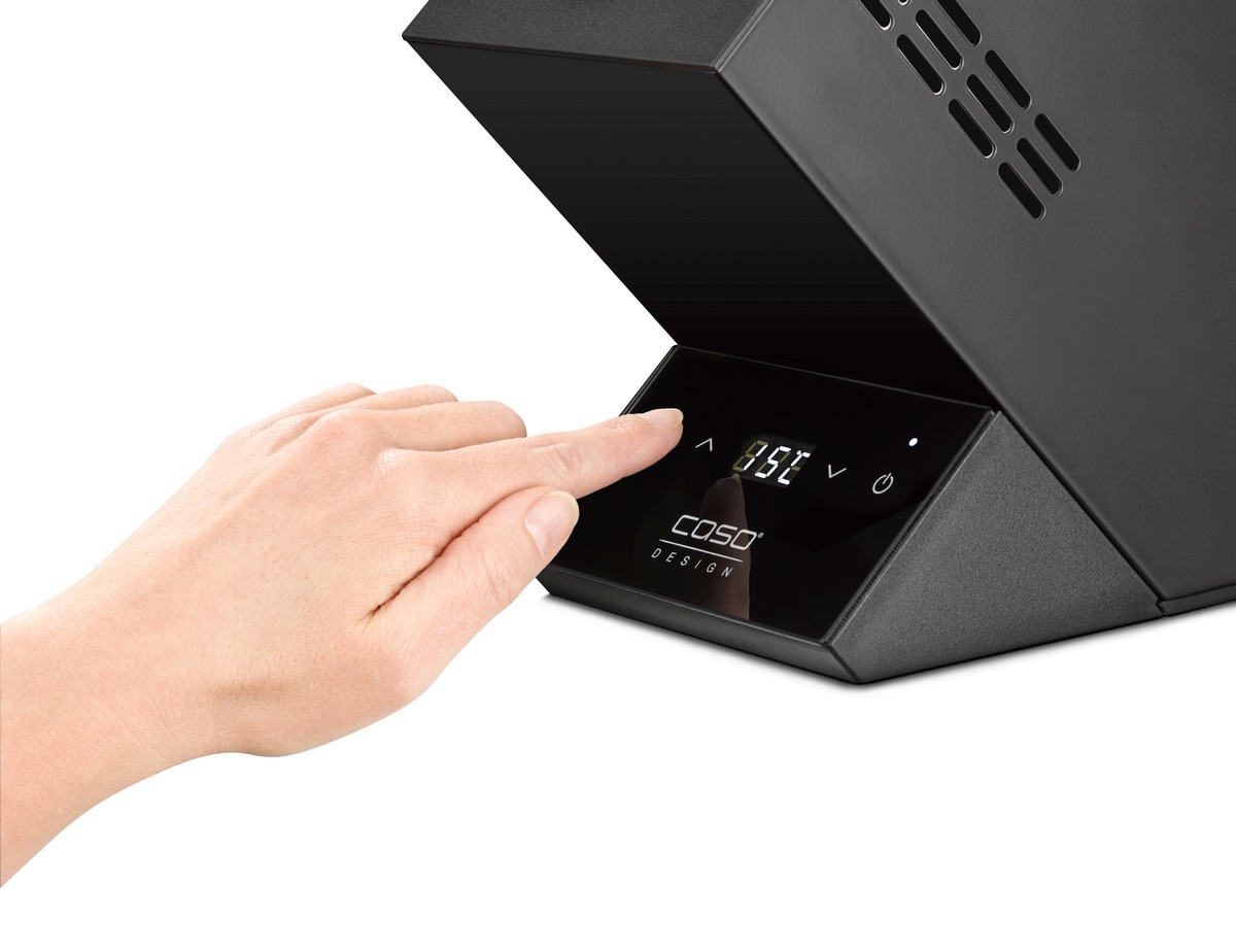 Refrigerador de Vinho para Mesa Winecase One Black Caso 5CASOD614G de 72 W - Preto Inox Inox/Preto-5