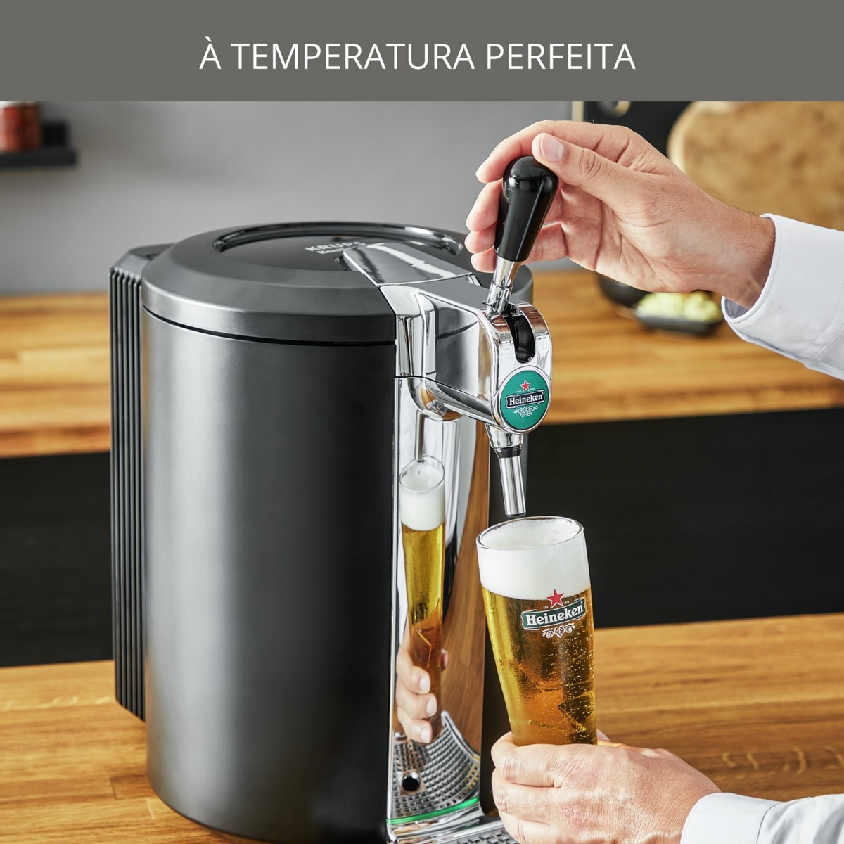 Máquina de Cerveja Krups Beertender Compact VB450E10 para Barril 5 Litros,Temperatura Perfeita e com Luz Indicadora - Preto Preto-2