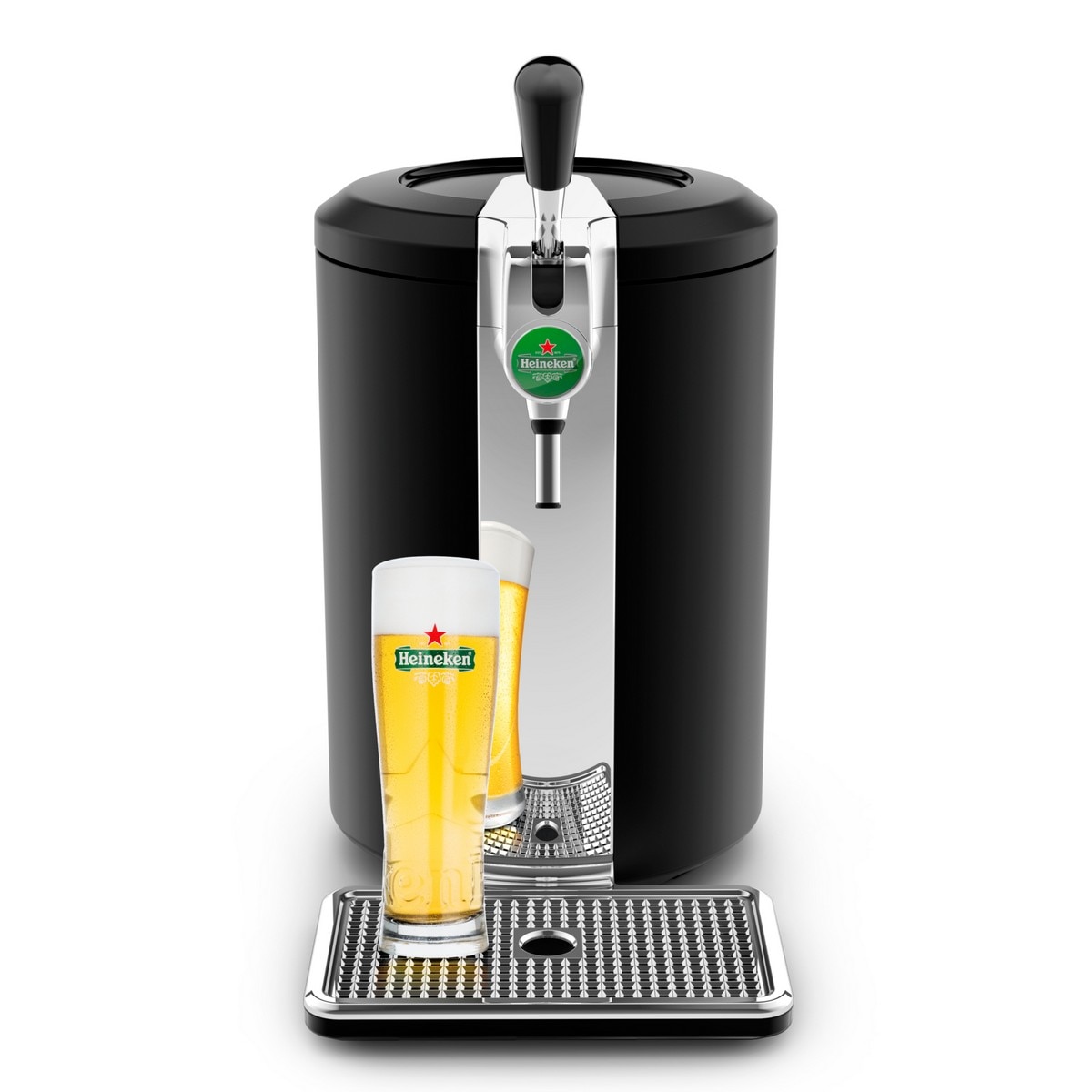 Máquina de Cerveja Krups Beertender Compact VB450E10 para Barril 5 Litros,Temperatura Perfeita e com Luz Indicadora - Preto Preto-6