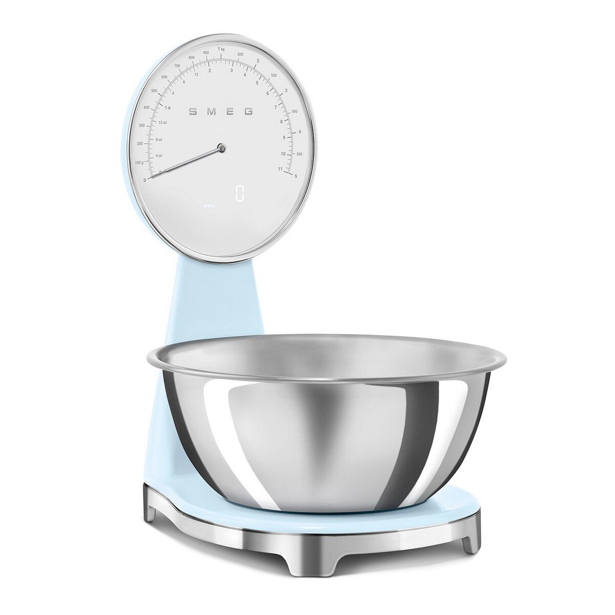 Balança de Cozinha Analógica e Digital Smeg Anni 50 Azul Céu-5