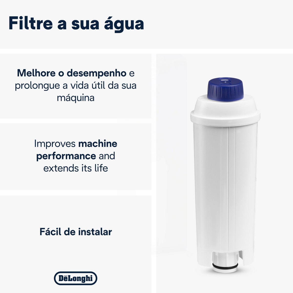 Acessório Filtro de Água De'Longhi DLSC002 para Máquinas Espresso 2