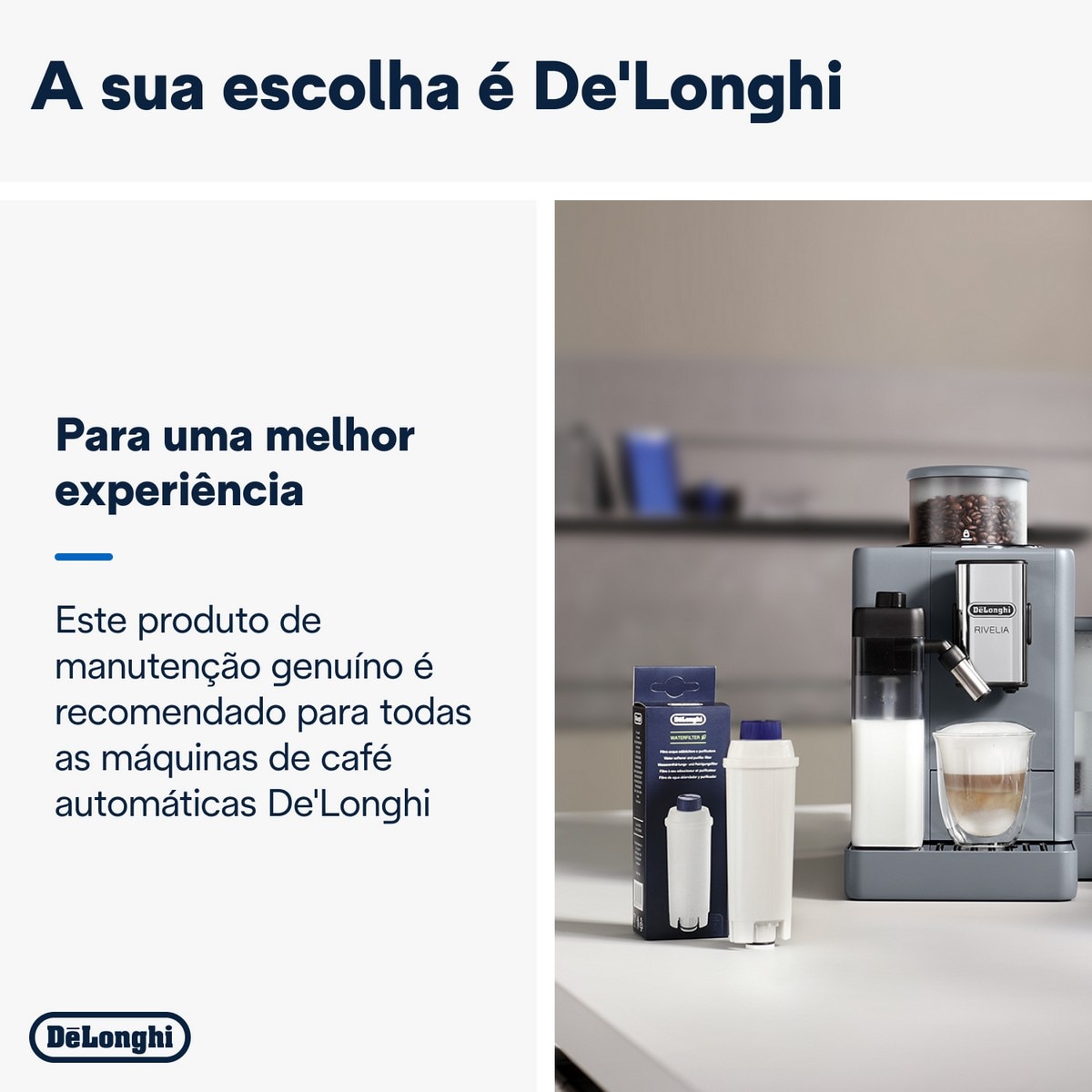 Acessório Filtro de Água De'Longhi DLSC002 para Máquinas Espresso 6