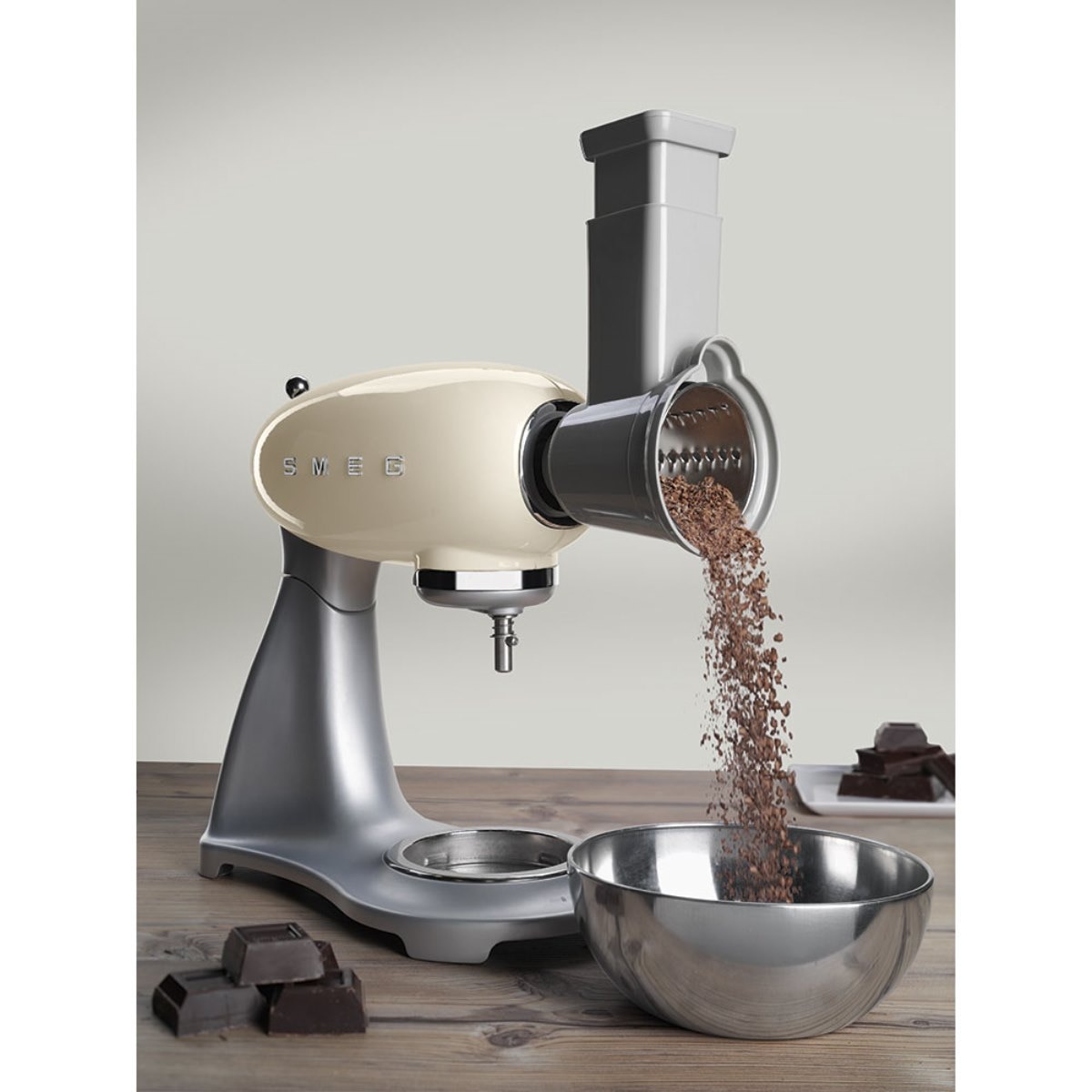 Acessório Laminador e Granulador Smeg SMSG01 para Batedeira com Taça - Aço Inox Aço inoxidável-4