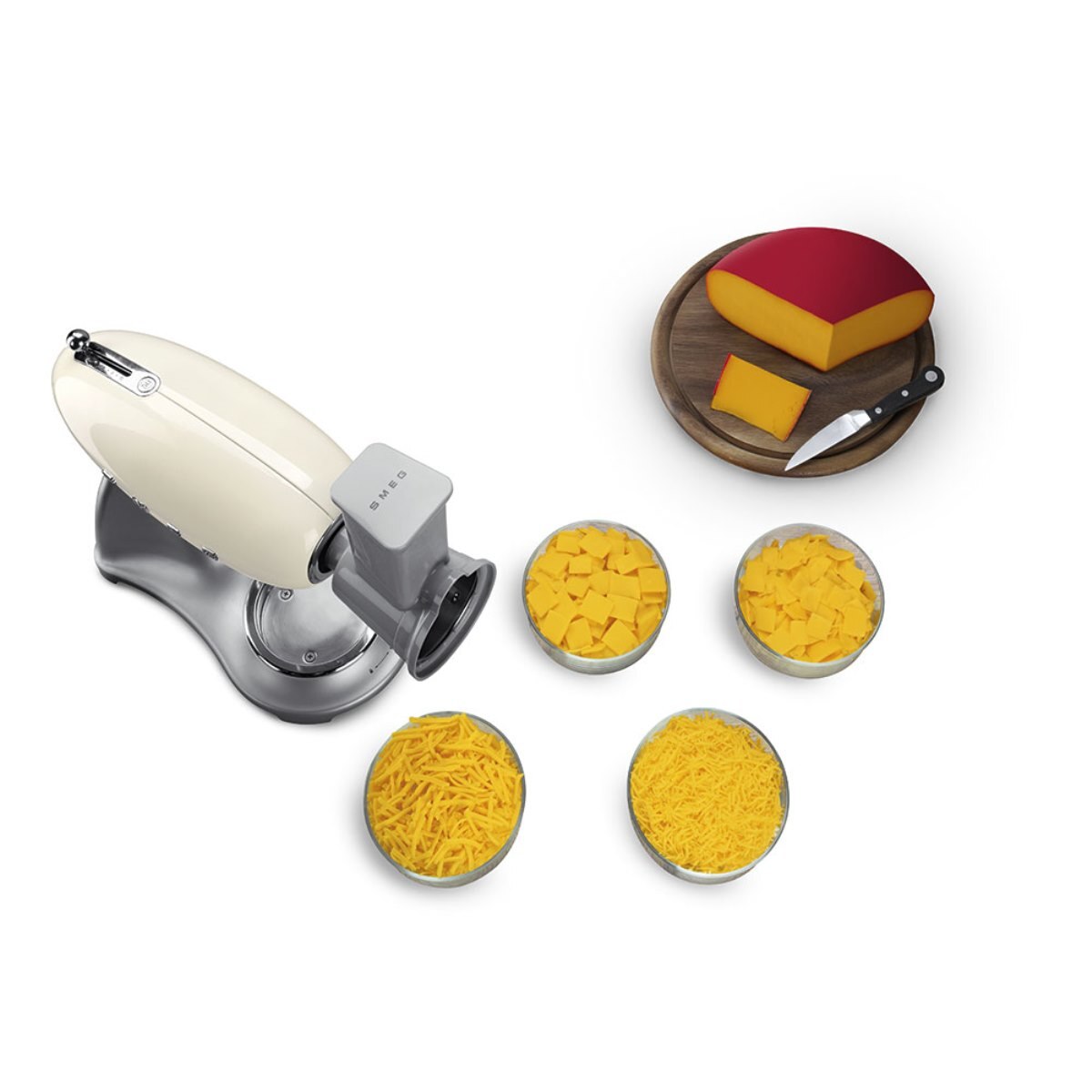 Acessório Laminador e Granulador Smeg SMSG01 para Batedeira com Taça - Aço Inox Aço inoxidável-8