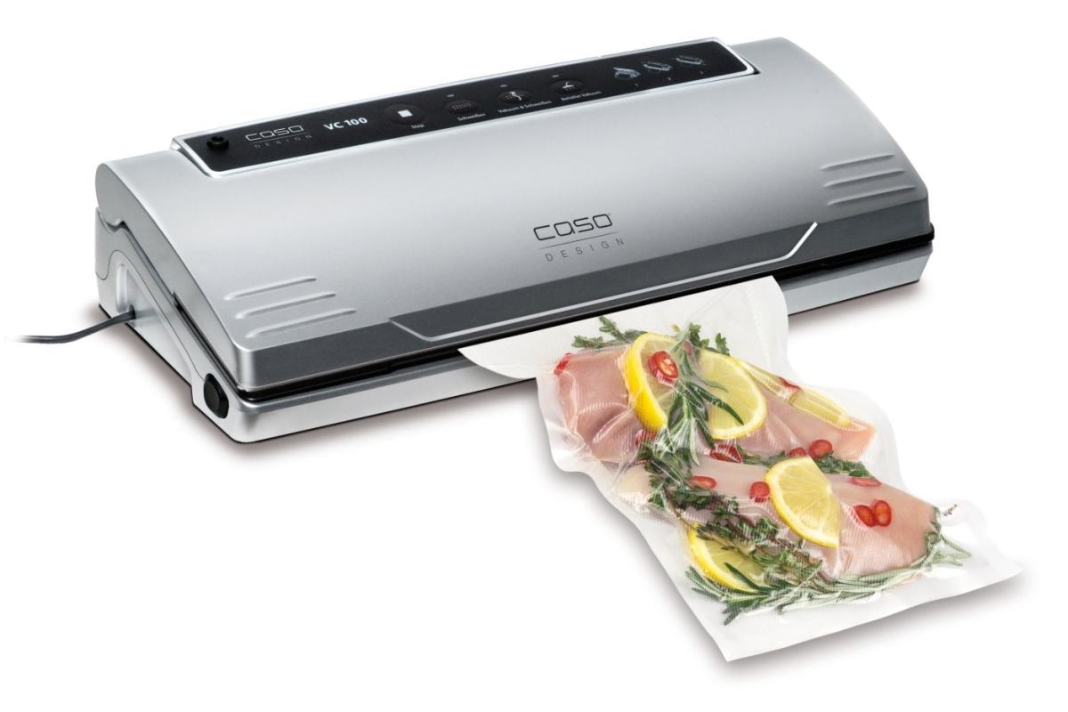 Máquina de Embalar a Vácuo Caso VC100 de 120 W - Inox Inox-4