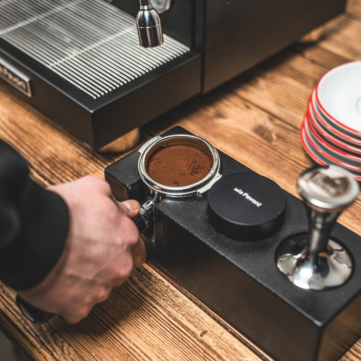 Prensa de Café La Pavoni LPAPREPR01 de 58mm - Aço Inoxidável Aço inoxidável-4