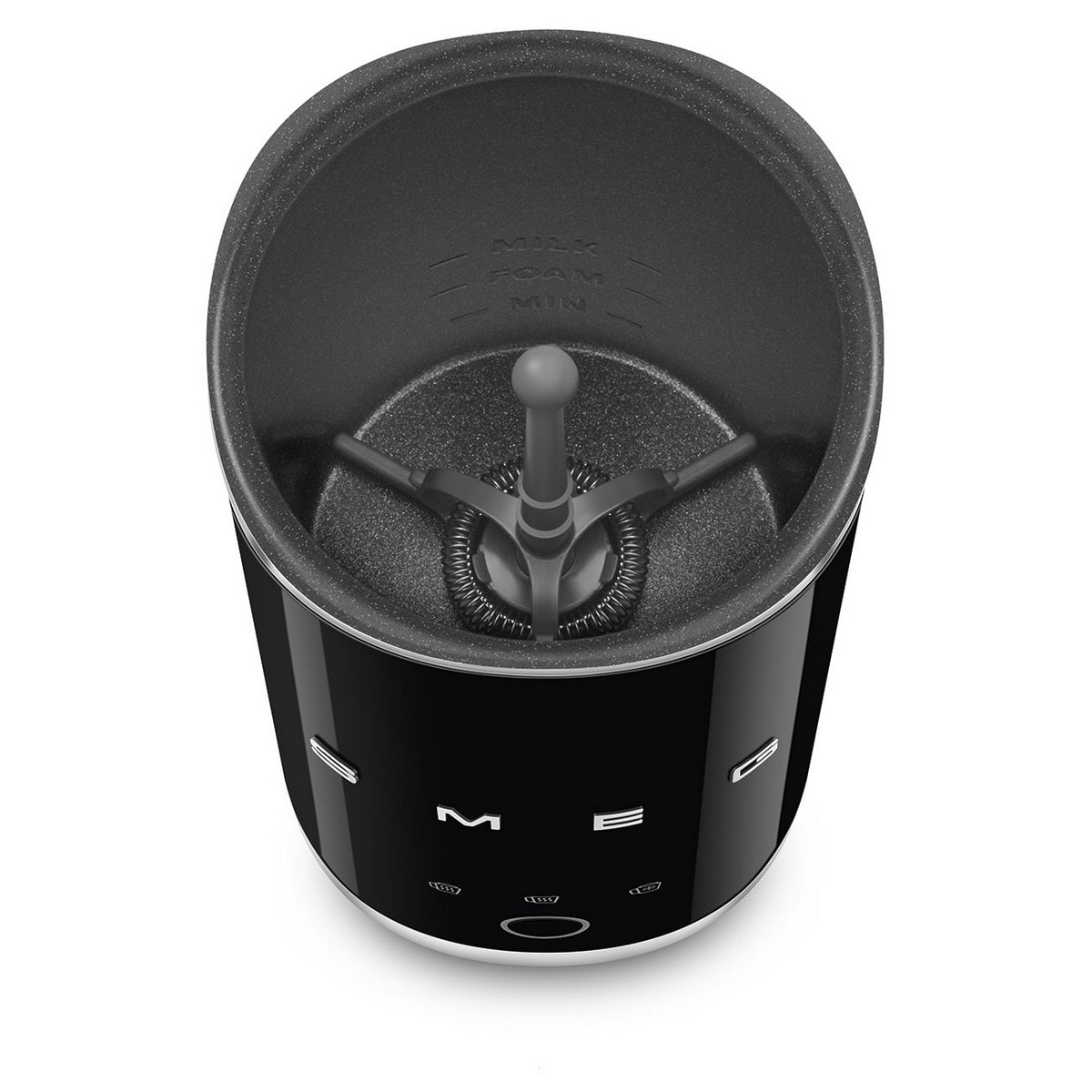 Batedor de Leite Smeg Anni 50 de 500 W Preto-8