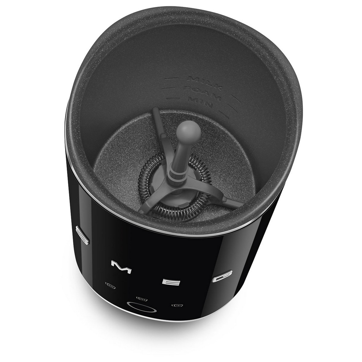 Batedor de Leite Smeg Anni 50 de 500 W Preto-9