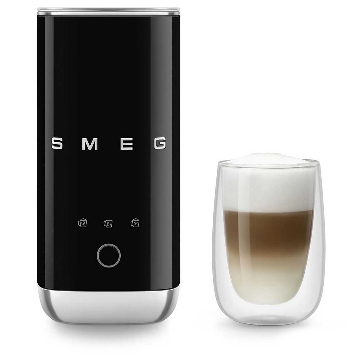 Batedor de Leite Smeg Anni 50 de 500 W Preto-10