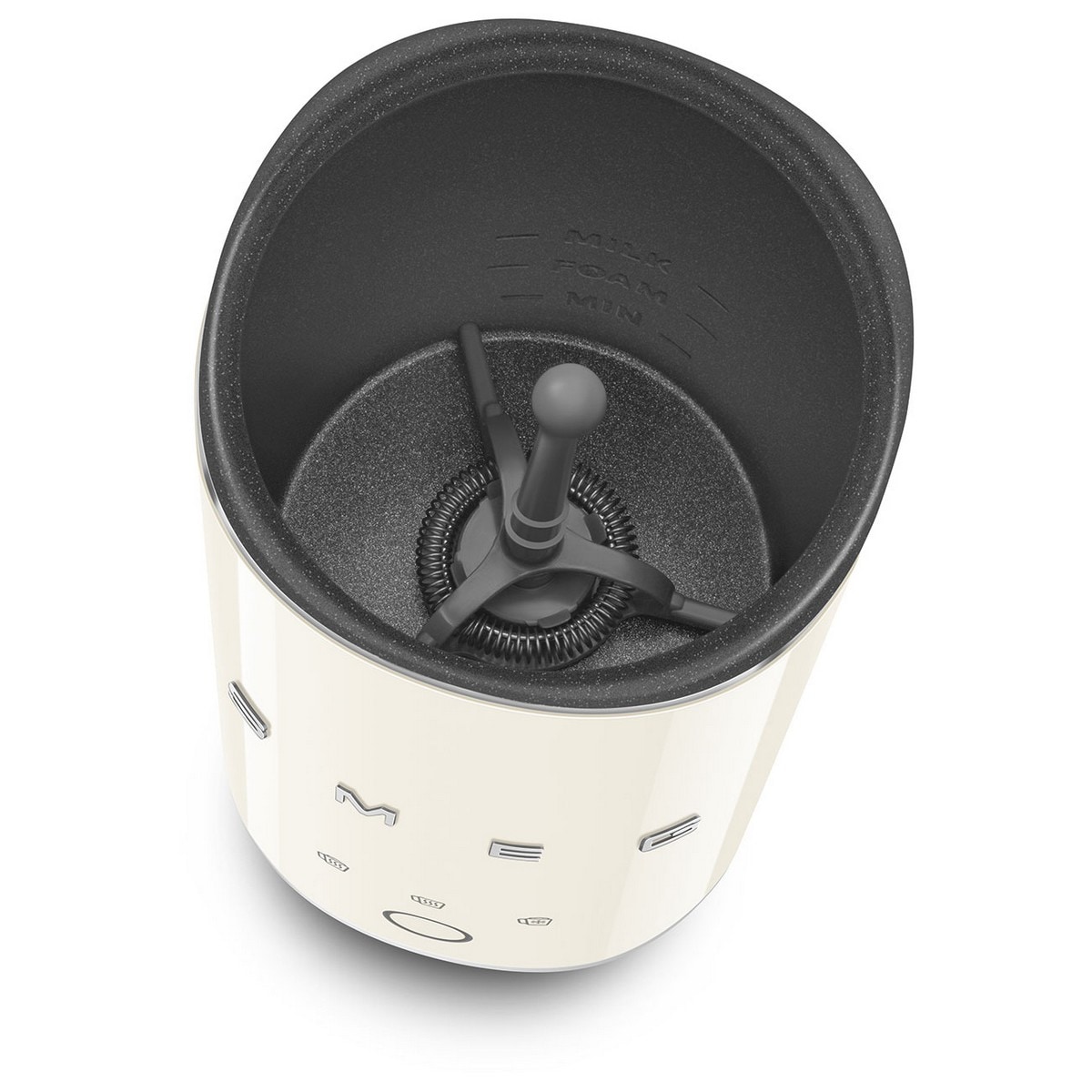 Batedor de Leite Smeg Anni 50 de 500 W Creme-9