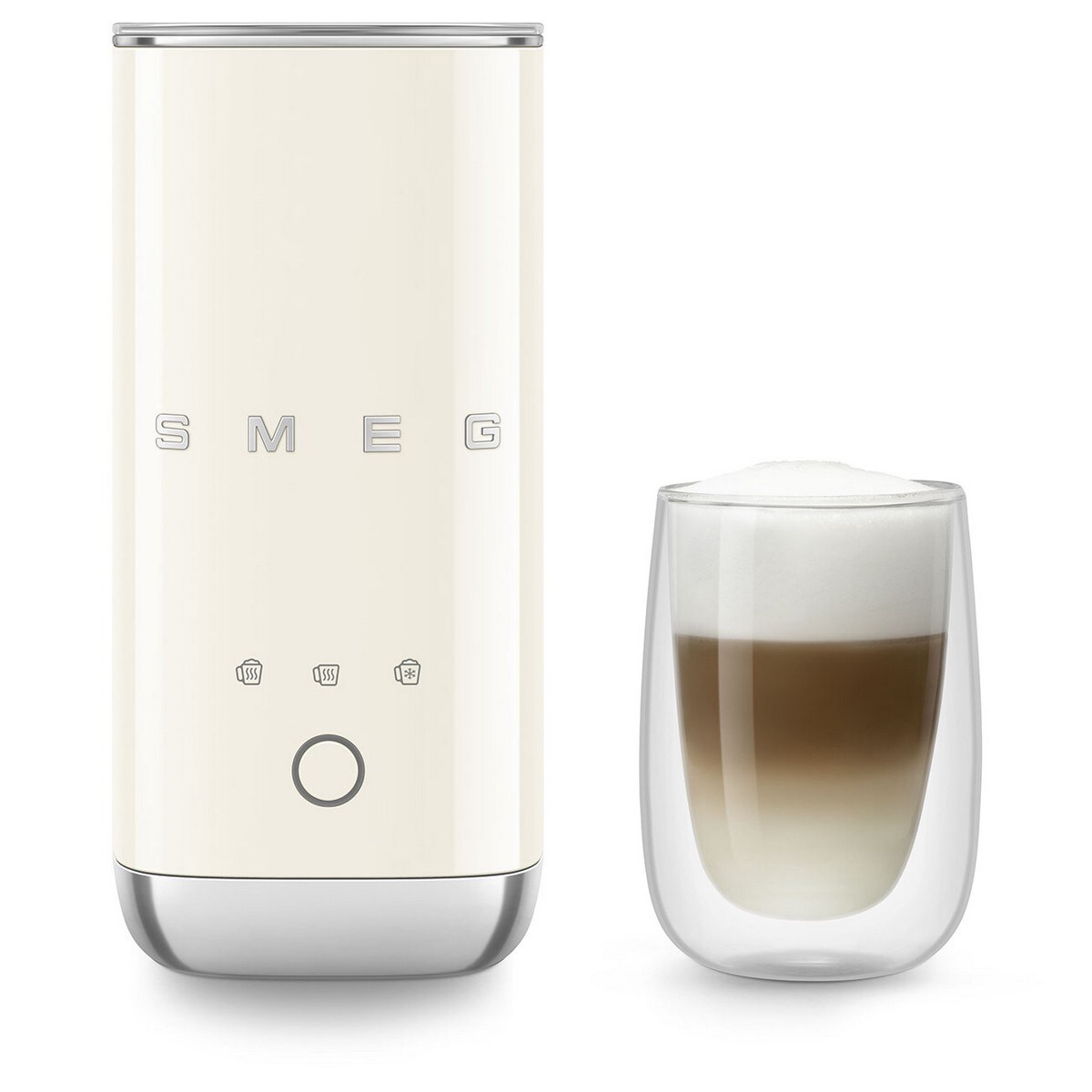 Batedor de Leite Smeg Anni 50 de 500 W Creme-10