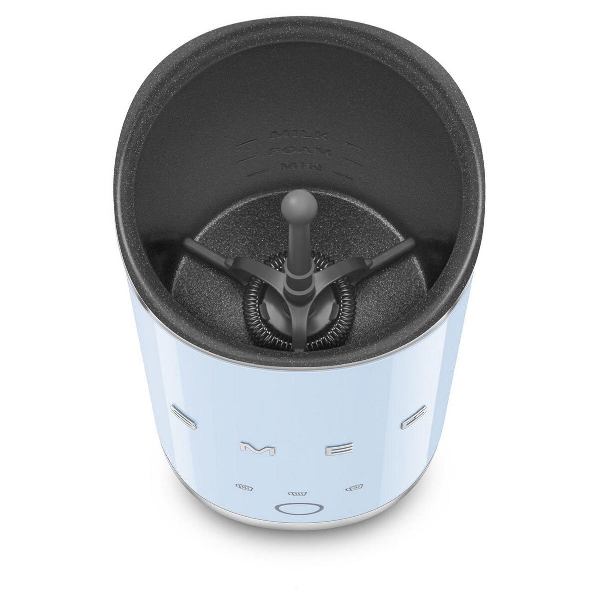 Batedor de Leite Smeg Anni 50 de 500 W Azul Céu-8