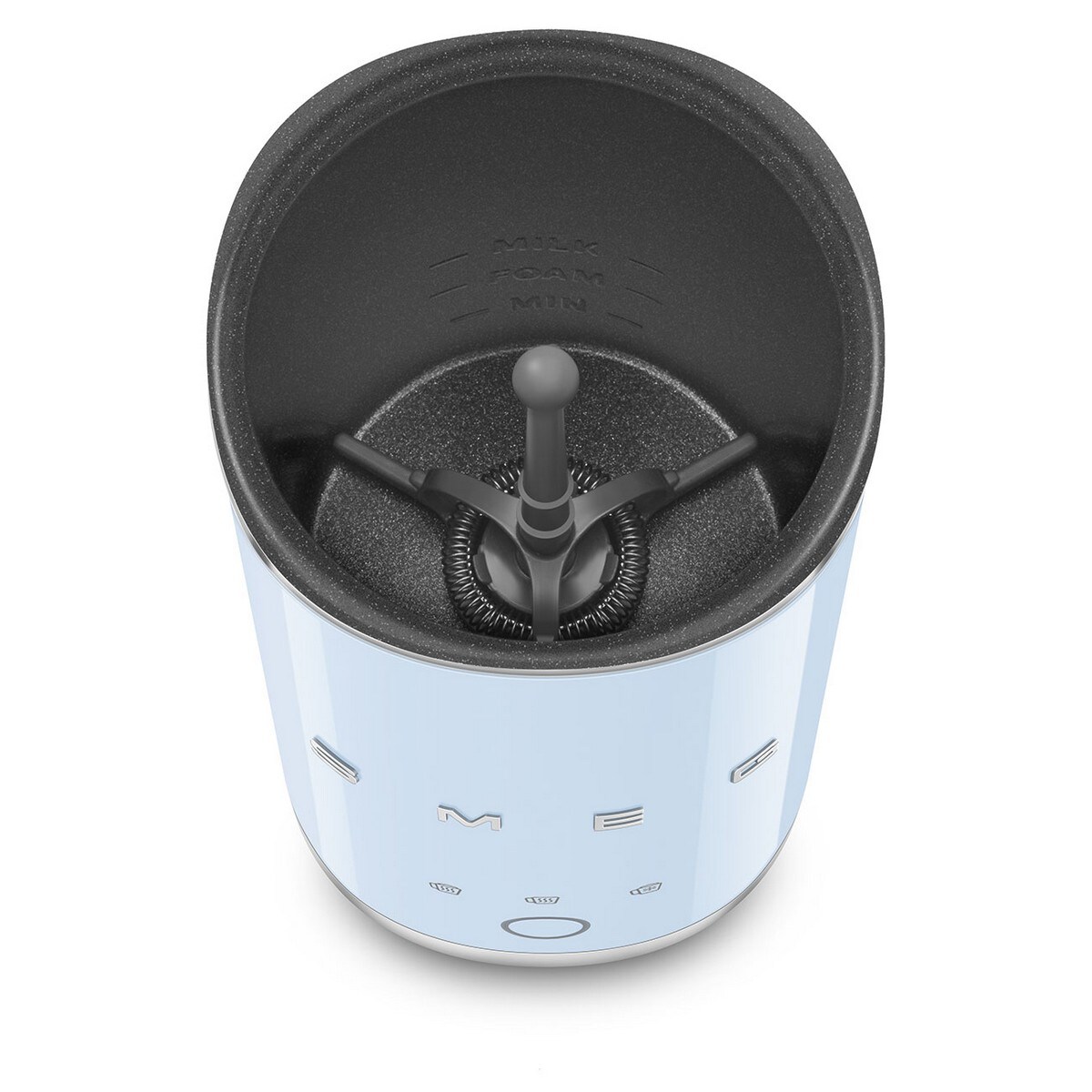 Batedor de Leite Smeg Anni 50 de 500 W Azul Céu-8