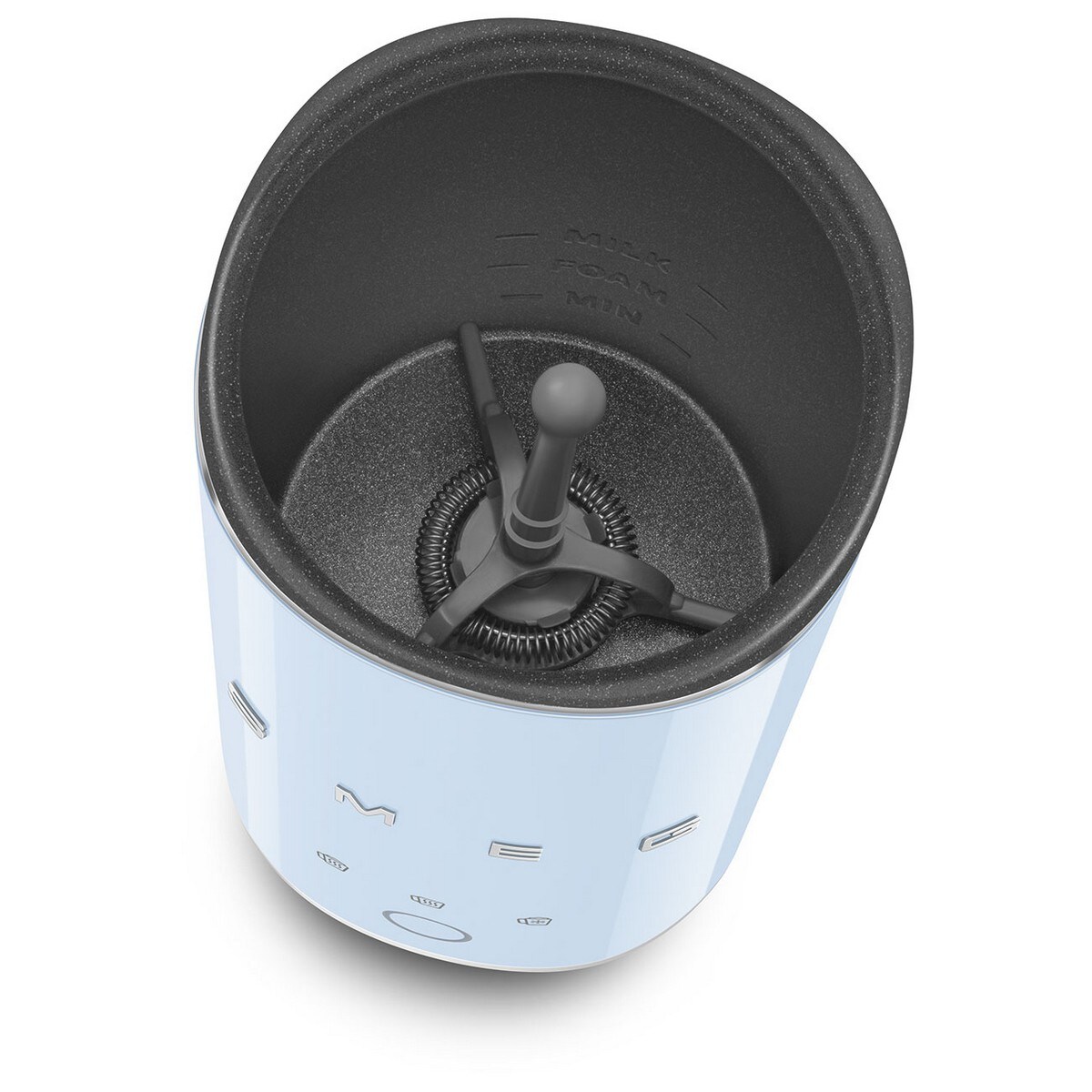 Batedor de Leite Smeg Anni 50 de 500 W Azul Céu-9