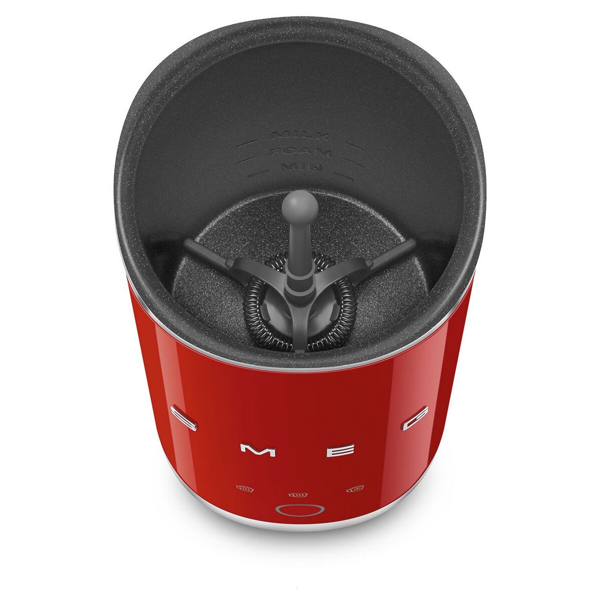 Batedor de Leite Smeg Anni 50 de 500 W Vermelho-8