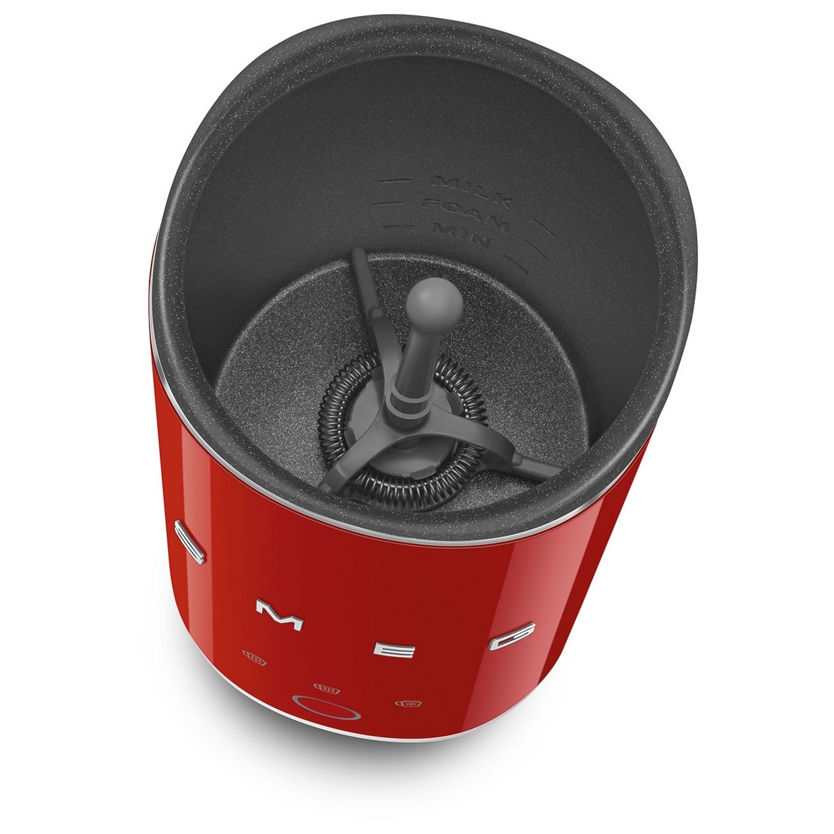 Batedor de Leite Smeg Anni 50 de 500 W Vermelho-9