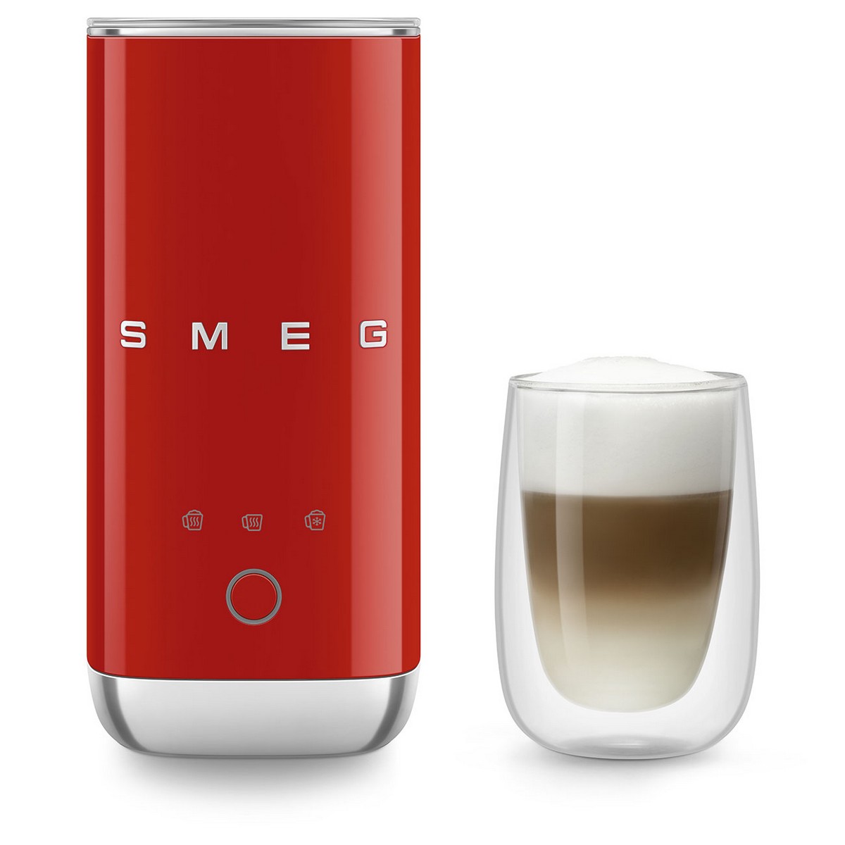 Batedor de Leite Smeg Anni 50 de 500 W Vermelho-10