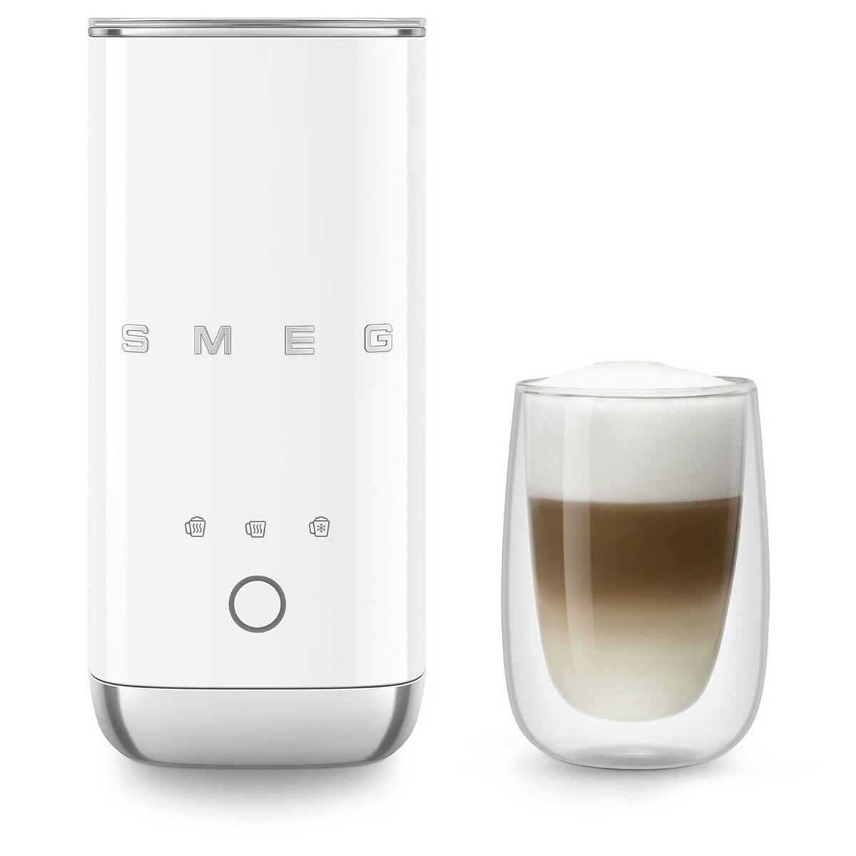Batedor de Leite Smeg Anni 50 de 500 W Branco-10