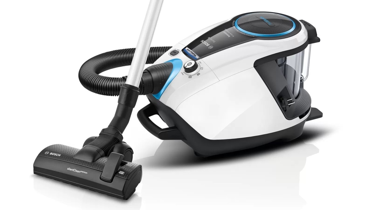 Aspirador sem Saco Bosch Serie 8 ProSilence BGS7SIL1 de 650 W, 64 dB e Depósito 3 Litros - Branco Branco-2